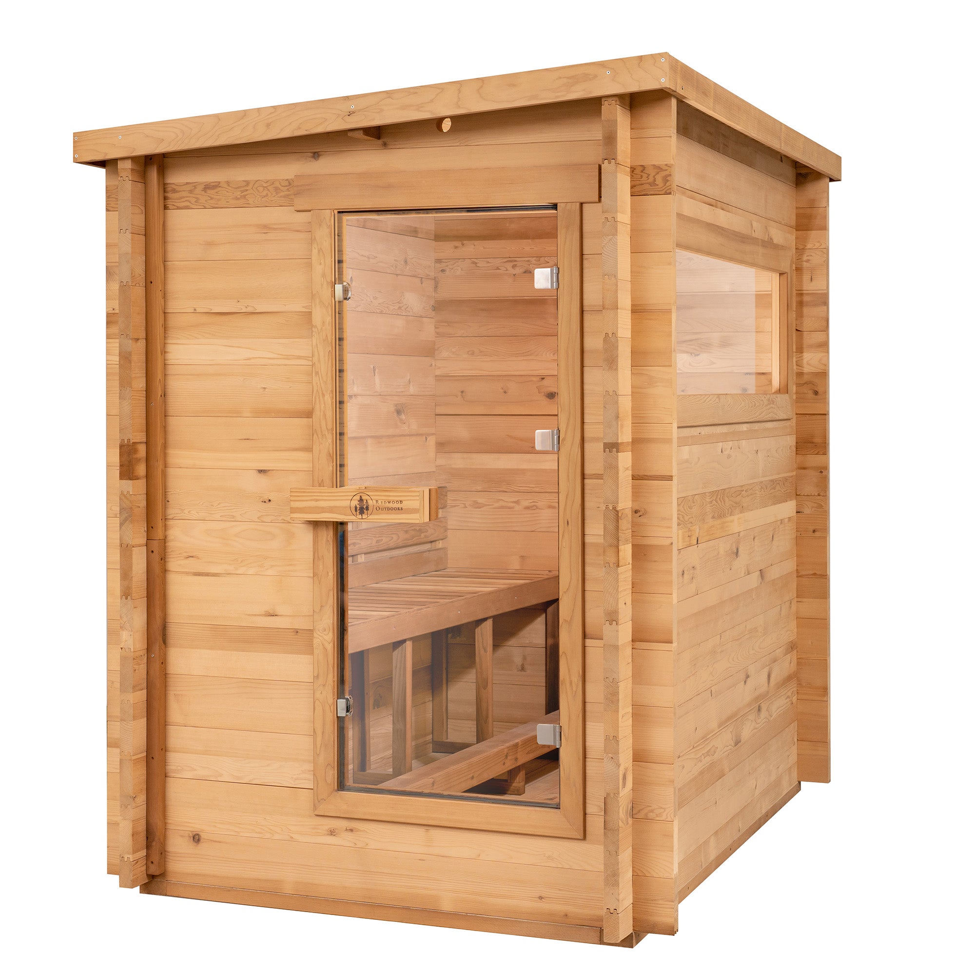 Redwood Outdoors 3-Person Cove Outdoor Sauna SN-CBU-H3K001F