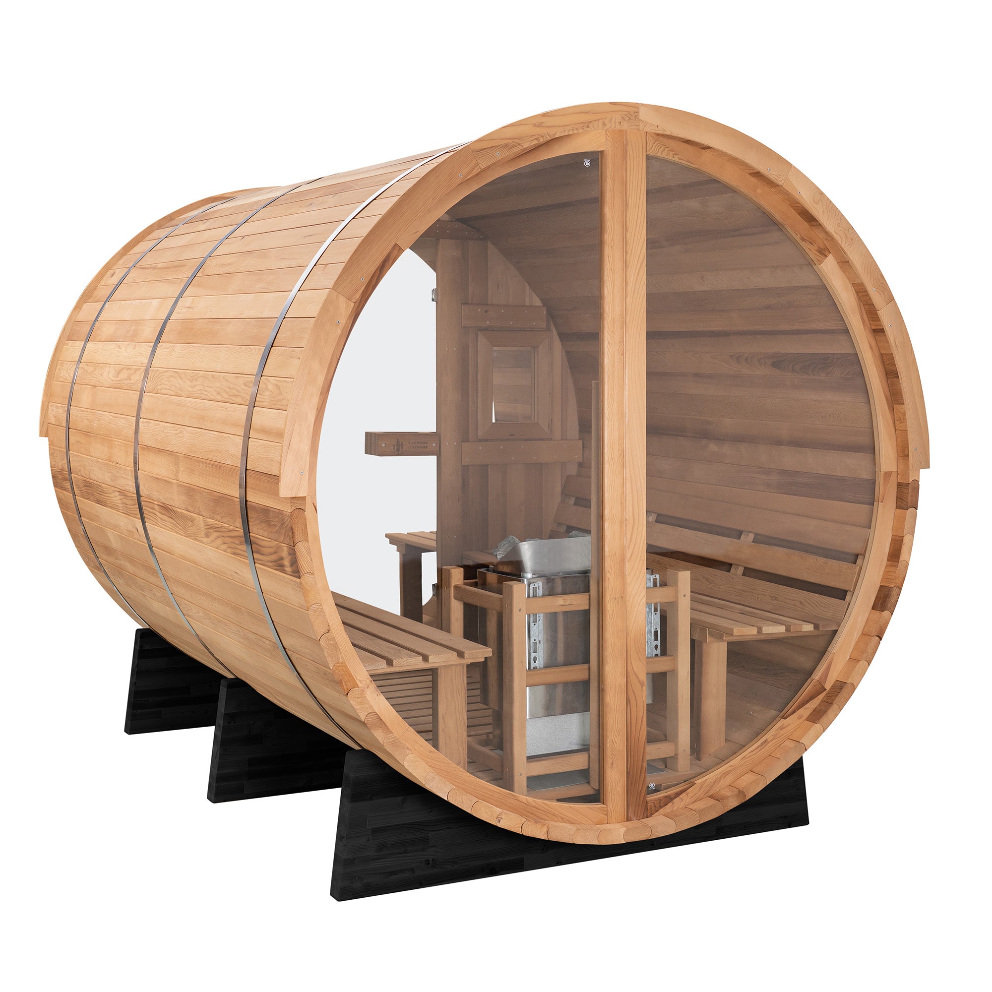 Redwood Outdoors 6-Person Horizon Outdoor Sauna SN-BNU-H6K001F