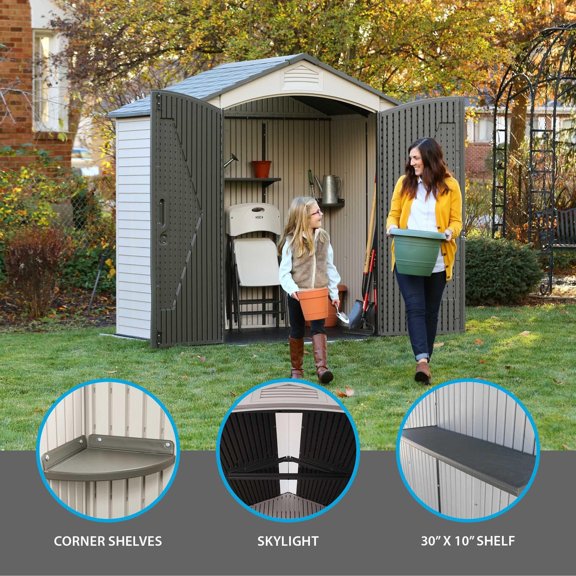 Lifetime 7 Ft. X 4.5 Ft. Outdoor Storage Shed - 60057