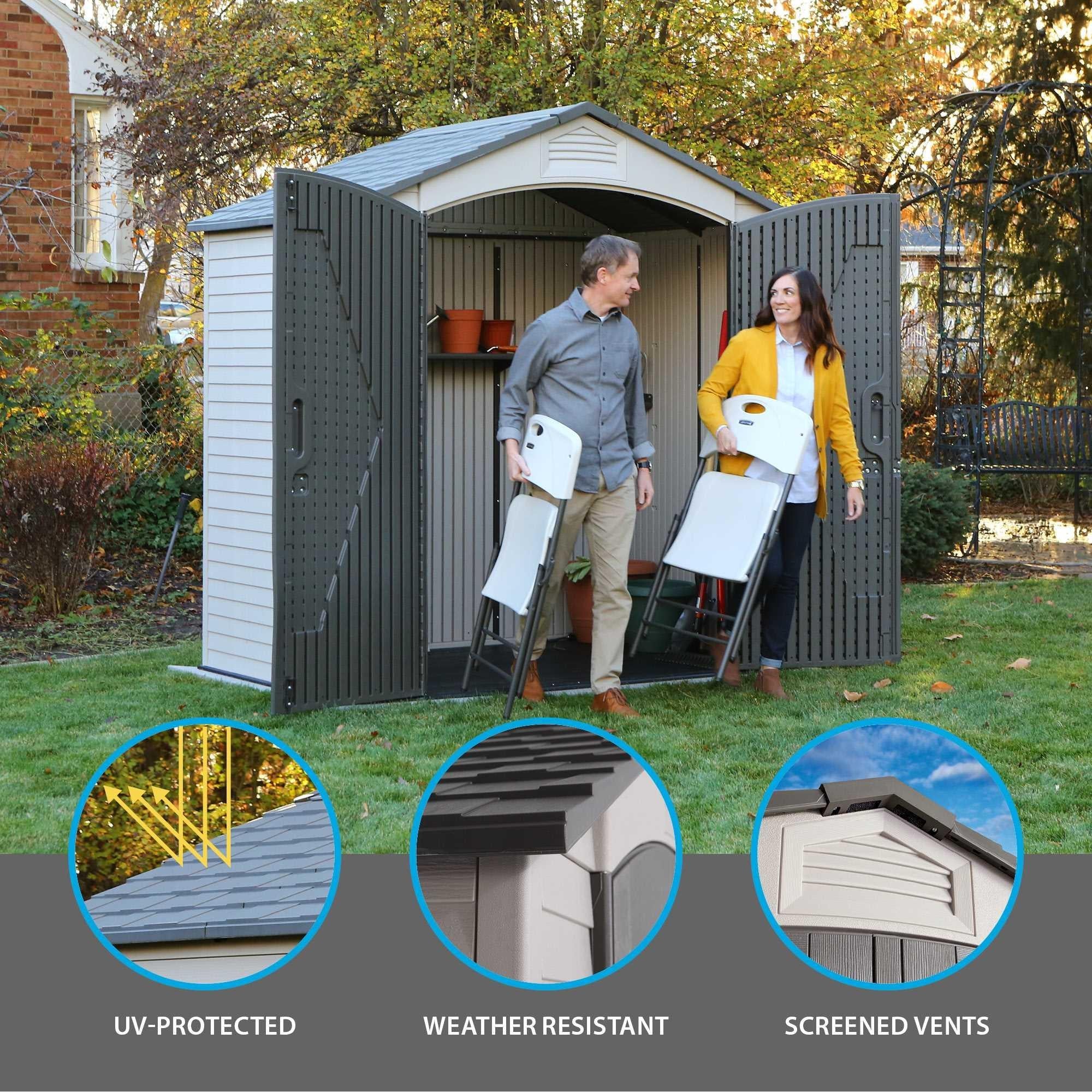 Lifetime 7 Ft. X 4.5 Ft. Outdoor Storage Shed - 60057