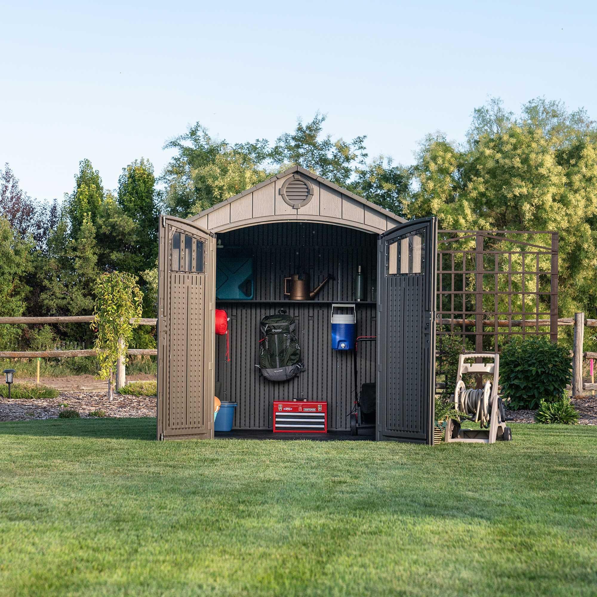 Lifetime 8 Ft. X 7.5 Ft. Outdoor Storage Shed - 60370