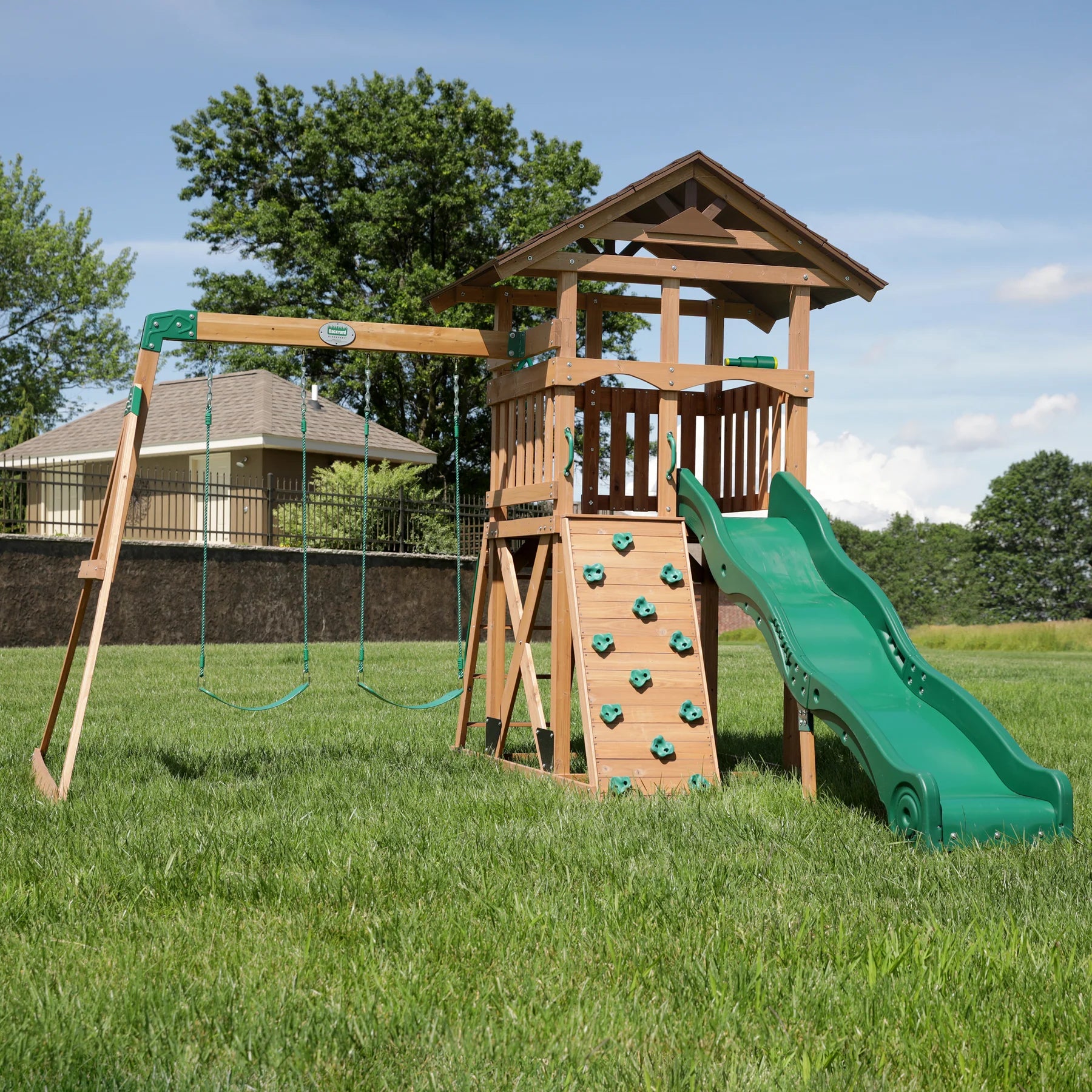 Backyard Discovery Lightning Ridge Swing Set 2200159com