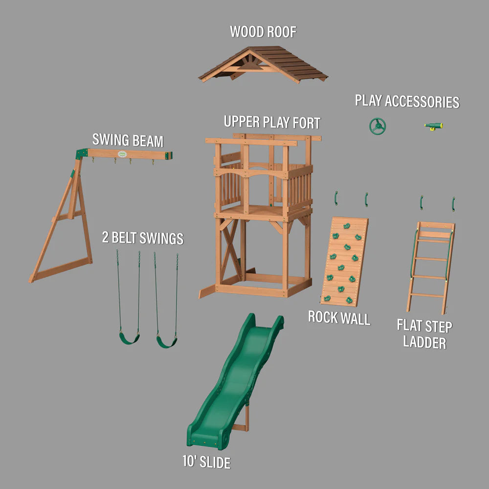 Backyard Discovery Lightning Ridge Swing Set 2200159com