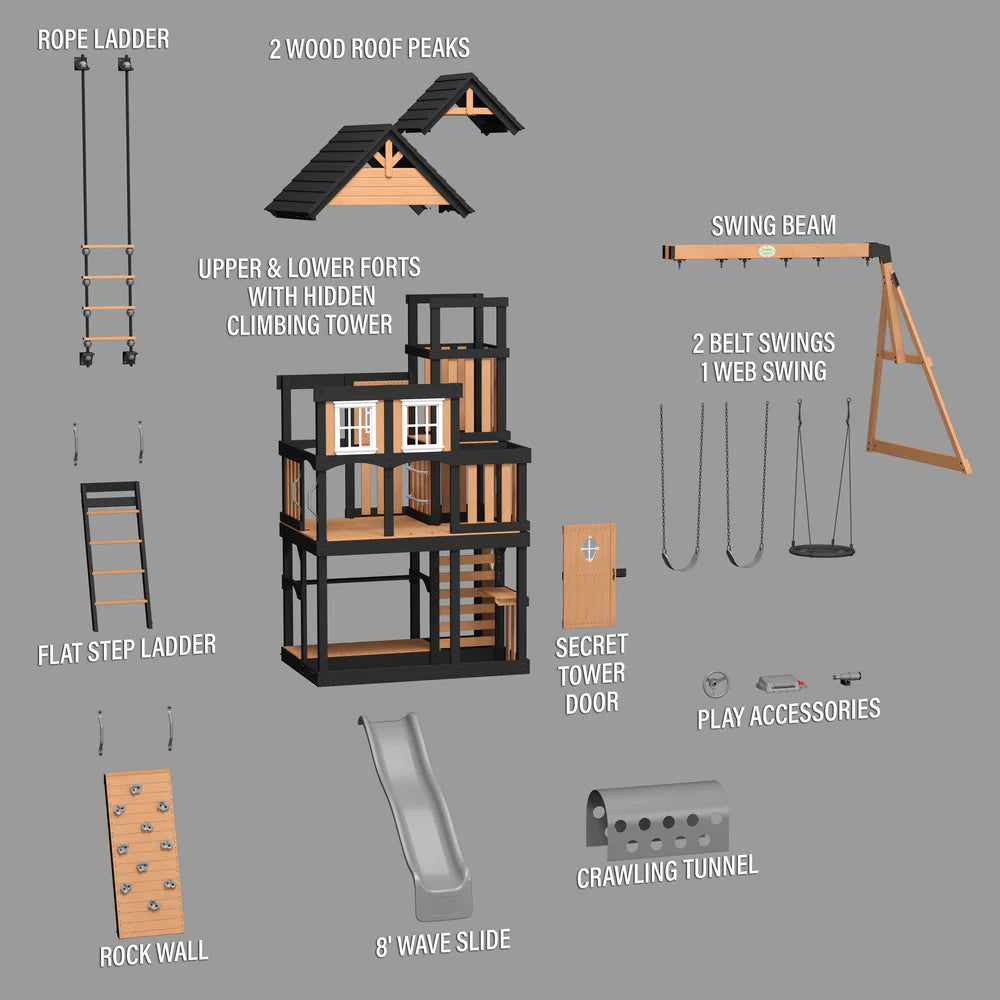 Backyard Discovery Mystic Tower Swing Set 2300255com