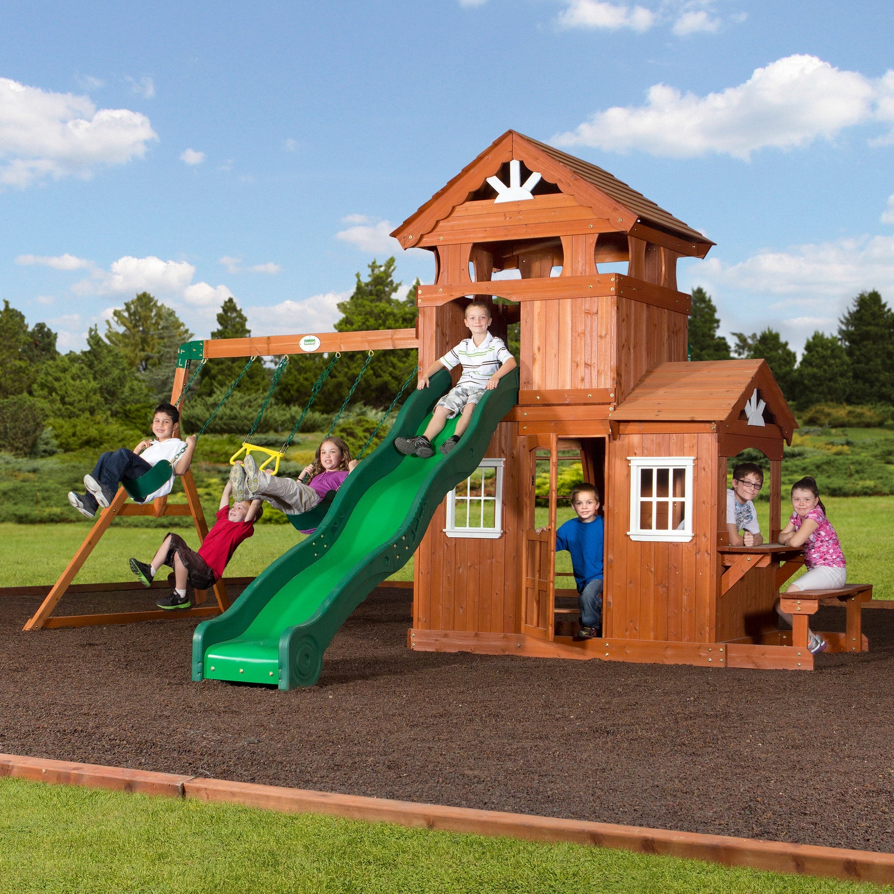 Backyard Discovery Shenandoah Swing Set 65413Bcom