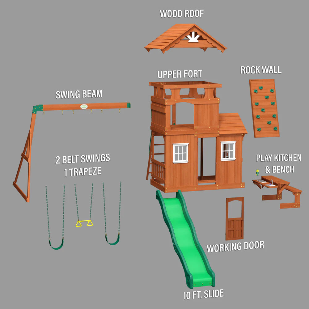 Backyard Discovery Shenandoah Swing Set 65413Bcom