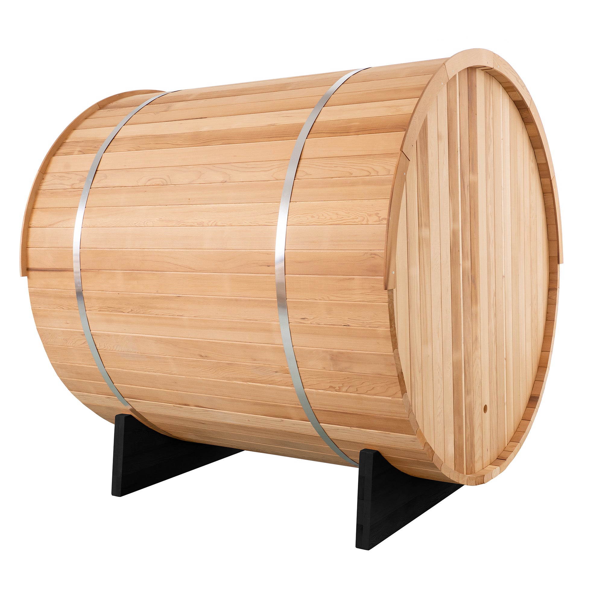 Redwood Outdoors 6-Person Barrel Outdoor Sauna SN-BBU-H6K001F