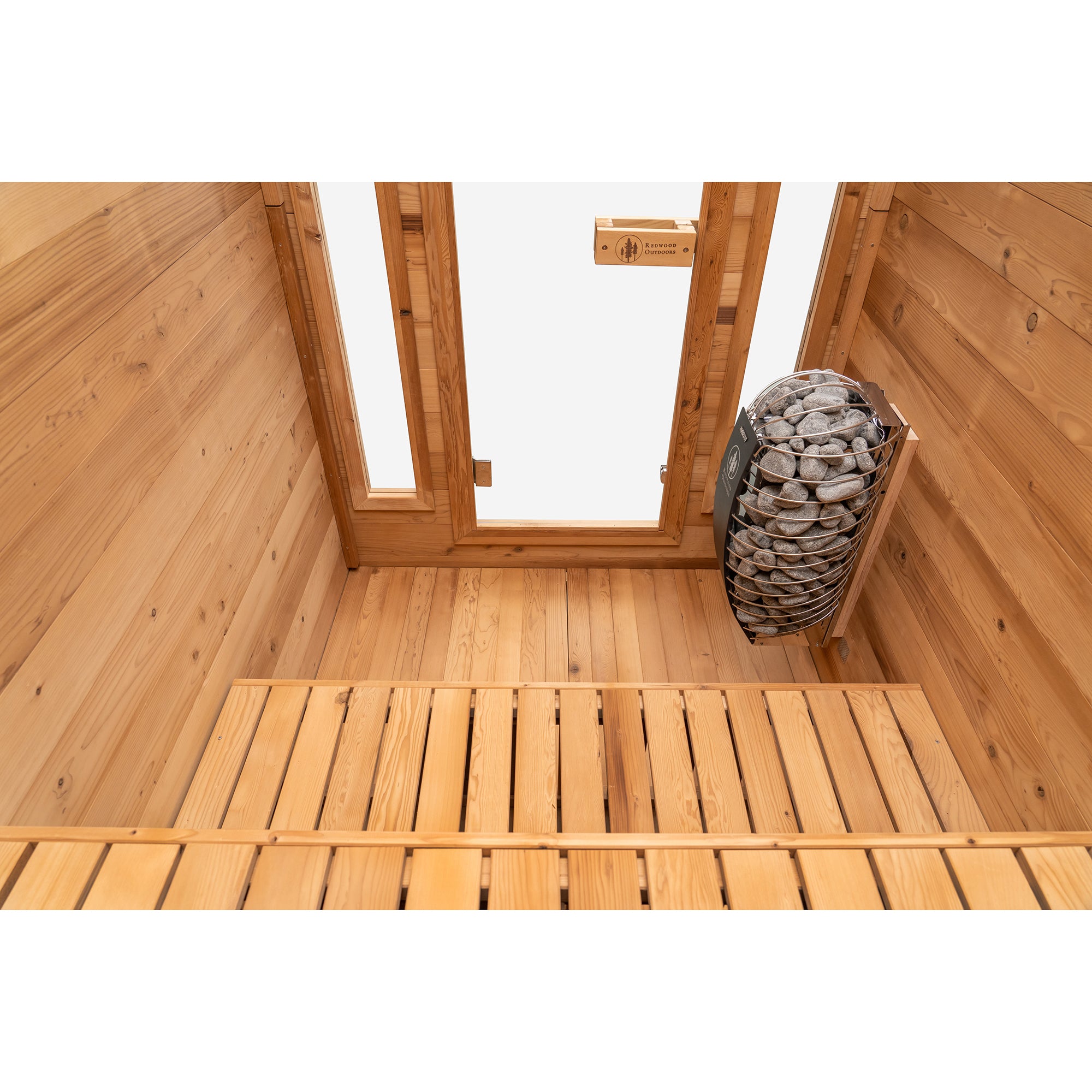 Redwood Outdoors 4-Person Cabin Outdoor Sauna SN-CBU-H4K001F