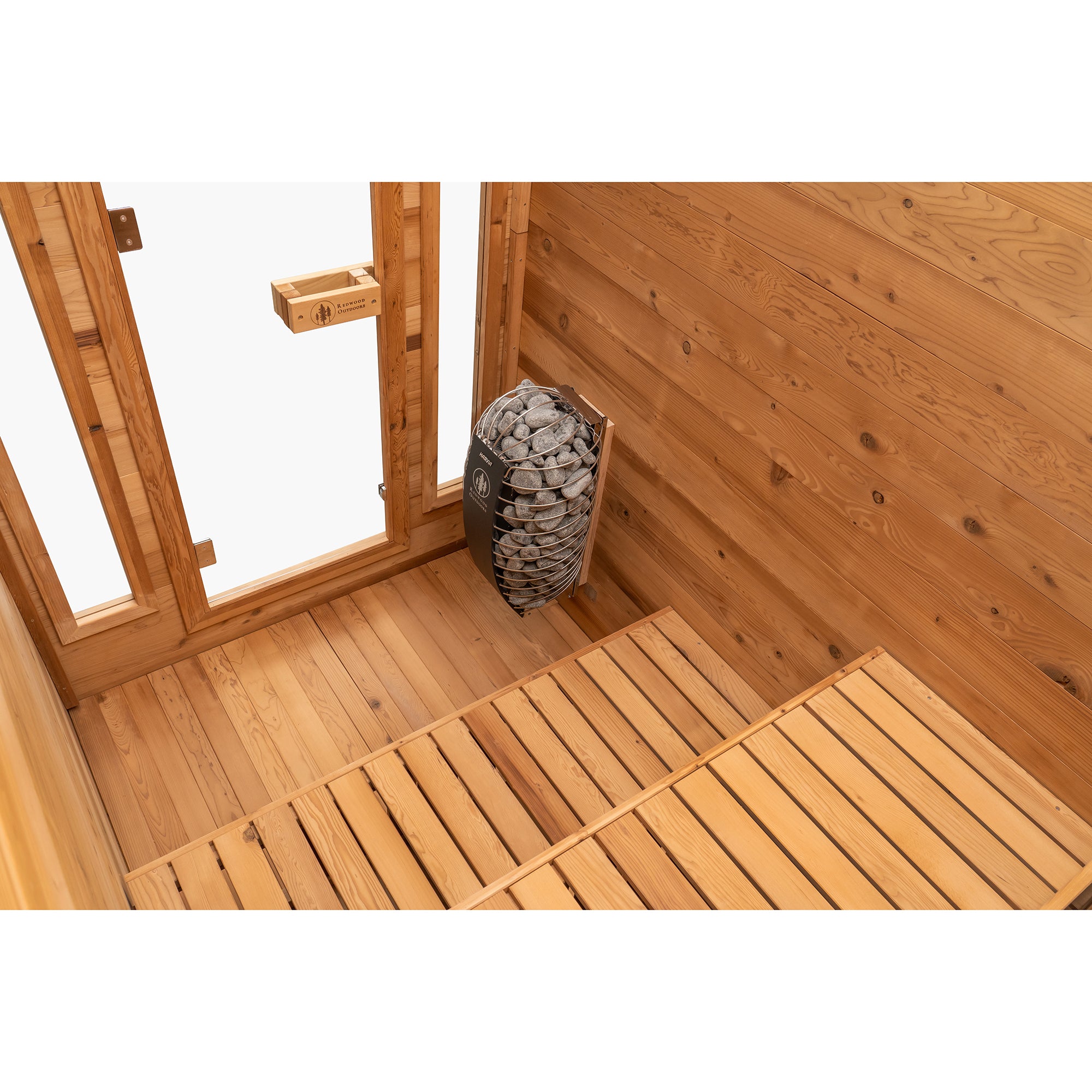 Redwood Outdoors 4-Person Cabin Outdoor Sauna SN-CBU-H4K001F
