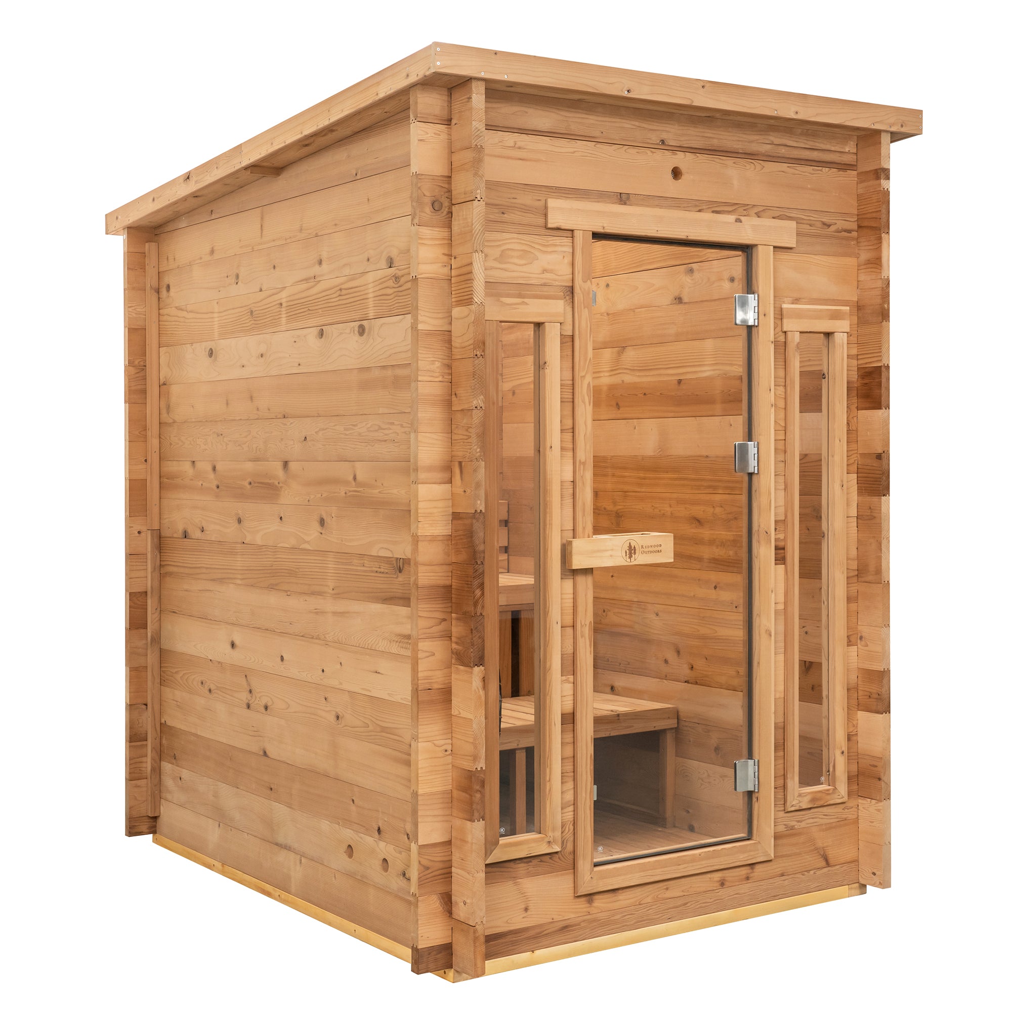 Redwood Outdoors 4-Person Cabin Outdoor Sauna SN-CBU-H4K001F