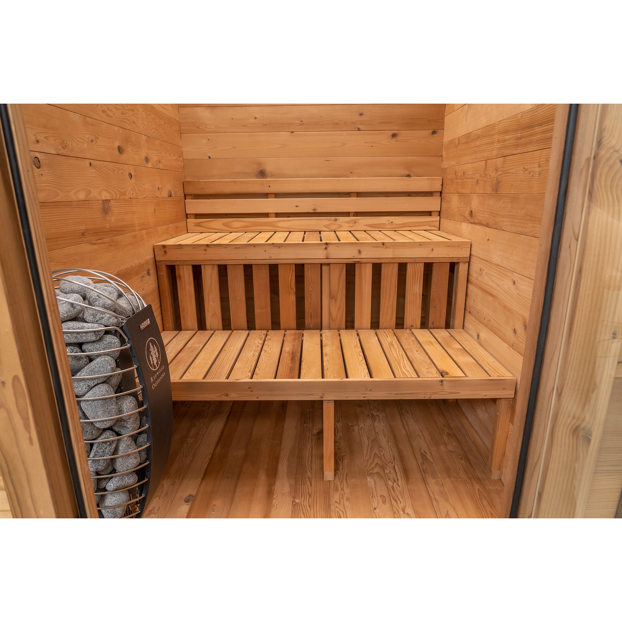 Redwood Outdoors 4-Person Cabin Outdoor Sauna SN-CBU-H4K001F