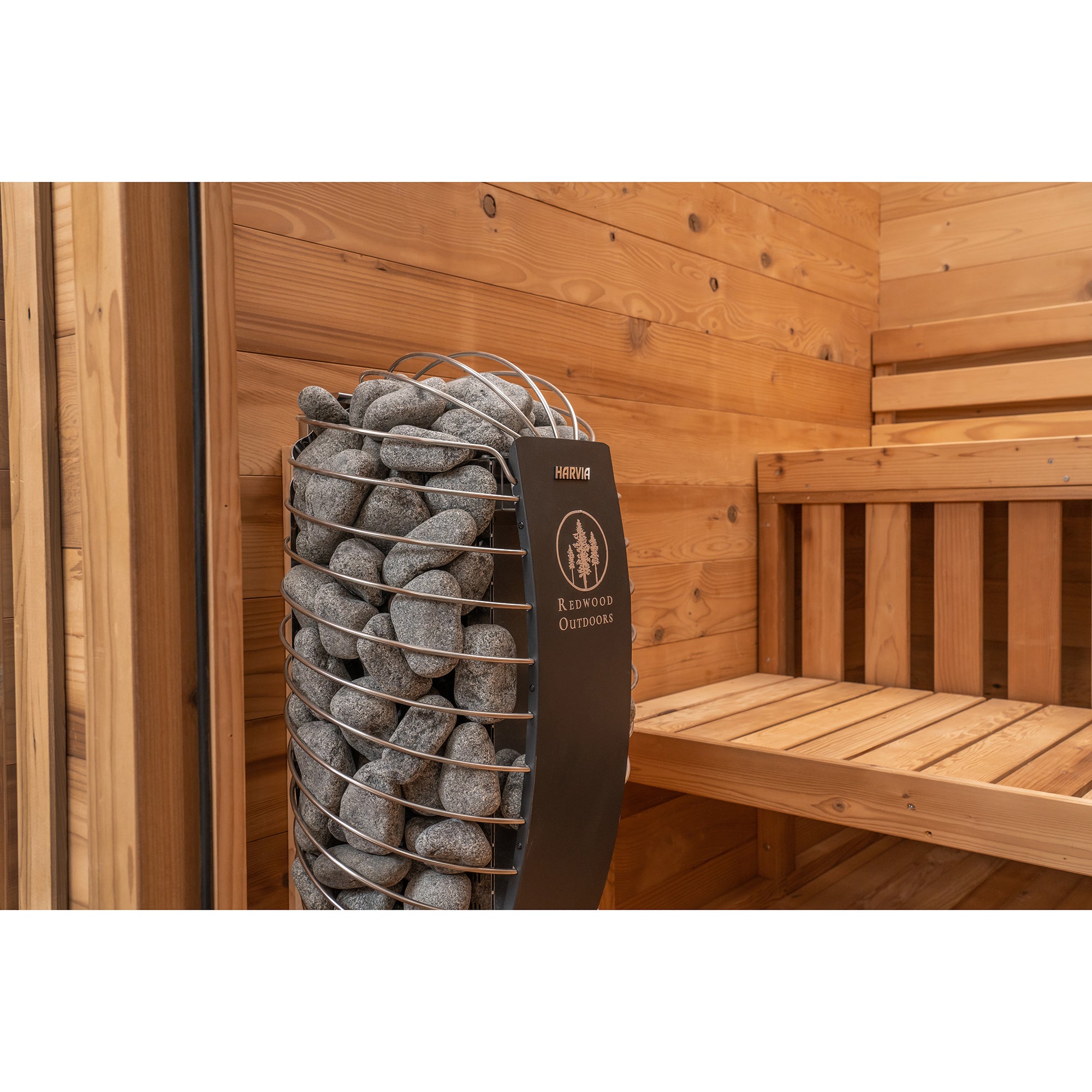 Redwood Outdoors 4-Person Cabin Outdoor Sauna SN-CBU-H4K001F