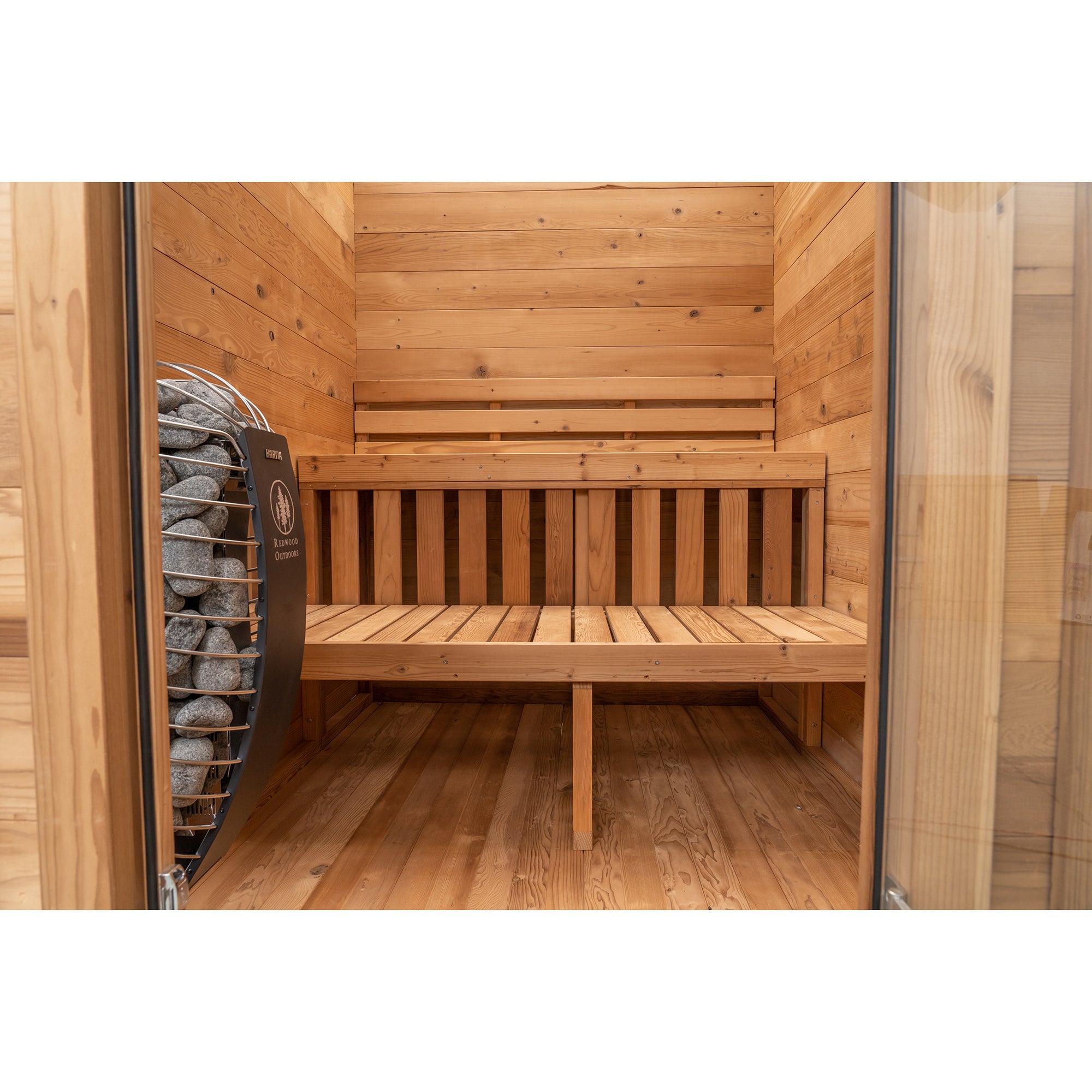 Redwood Outdoors 4-Person Cabin Outdoor Sauna SN-CBU-H4K001F