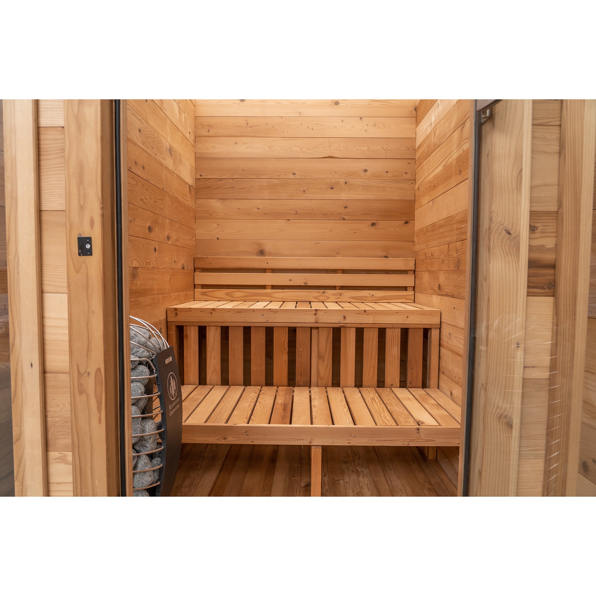 Redwood Outdoors 4-Person Cabin Outdoor Sauna SN-CBU-H4K001F