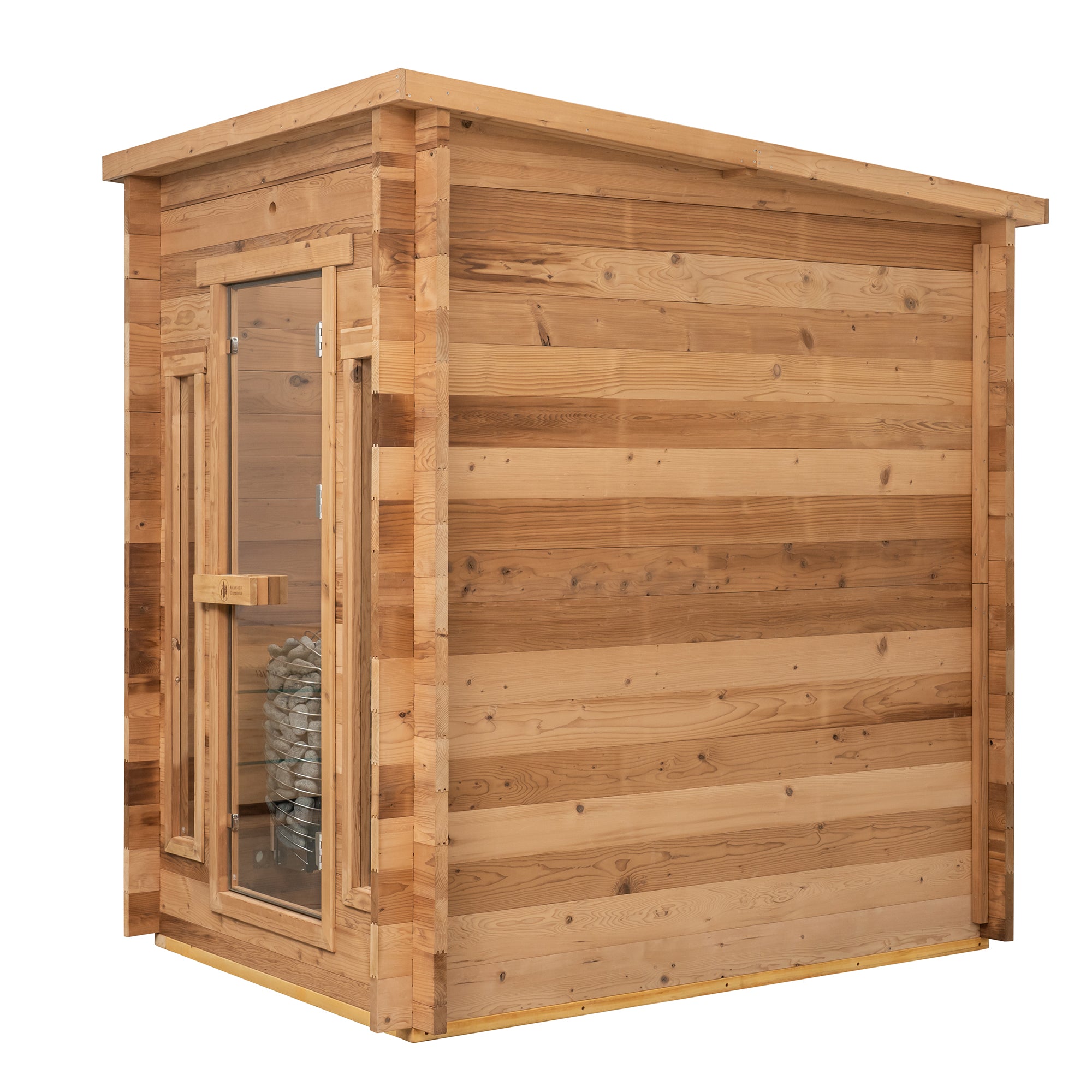 Redwood Outdoors 4-Person Cabin Outdoor Sauna SN-CBU-H4K001F