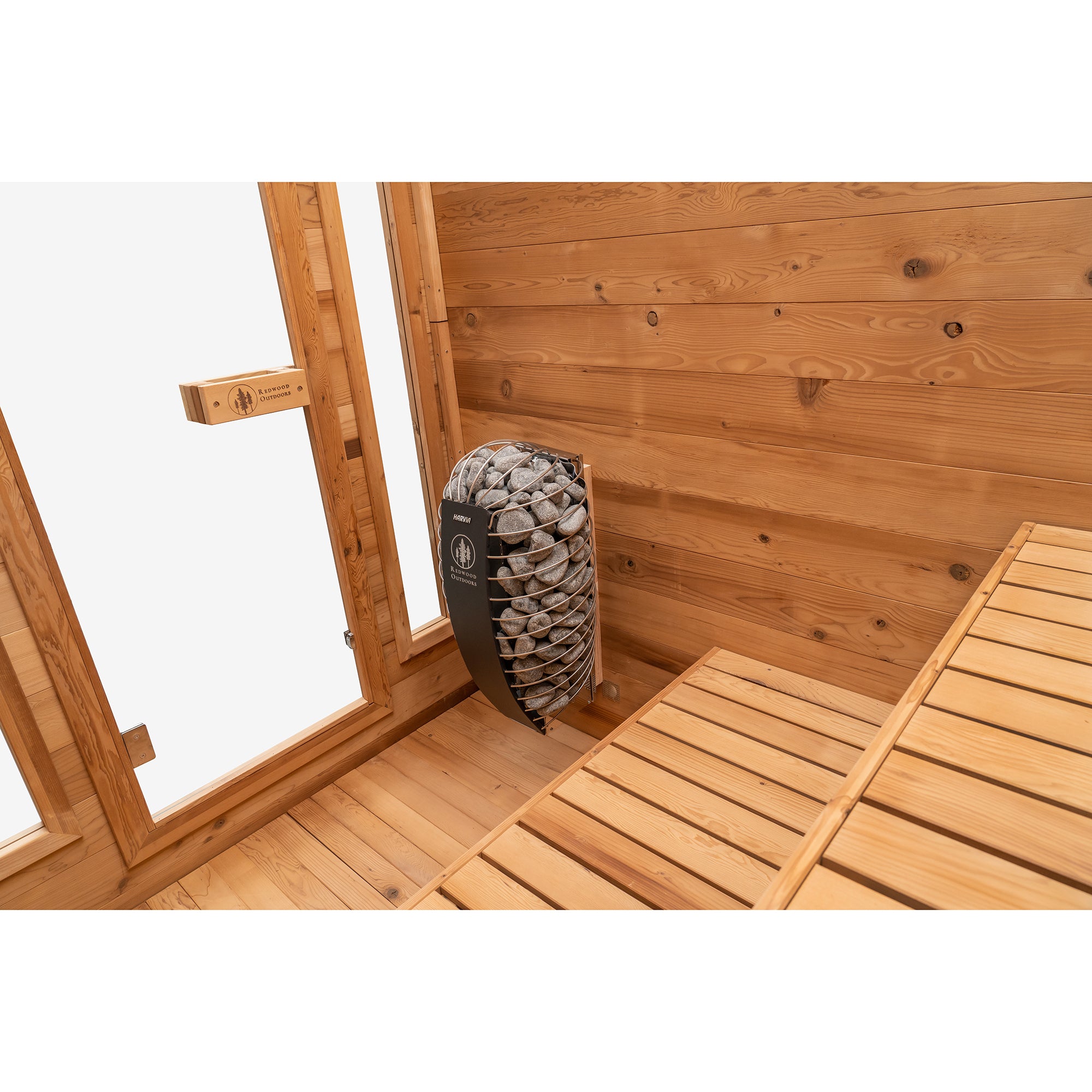 Redwood Outdoors 4-Person Cabin Outdoor Sauna SN-CBU-H4K001F