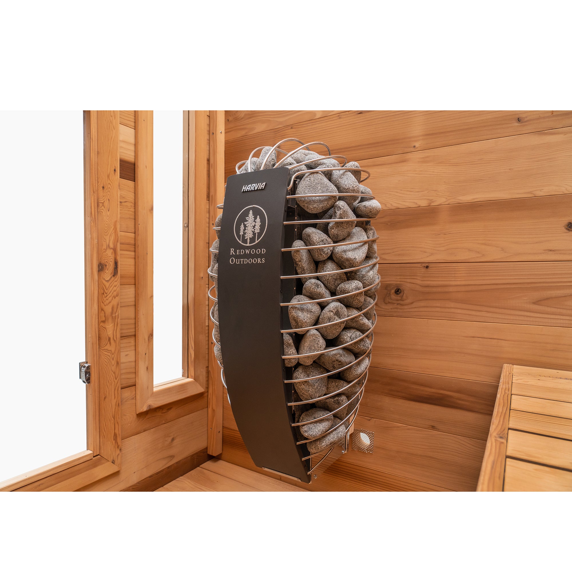 Redwood Outdoors 4-Person Cabin Outdoor Sauna SN-CBU-H4K001F