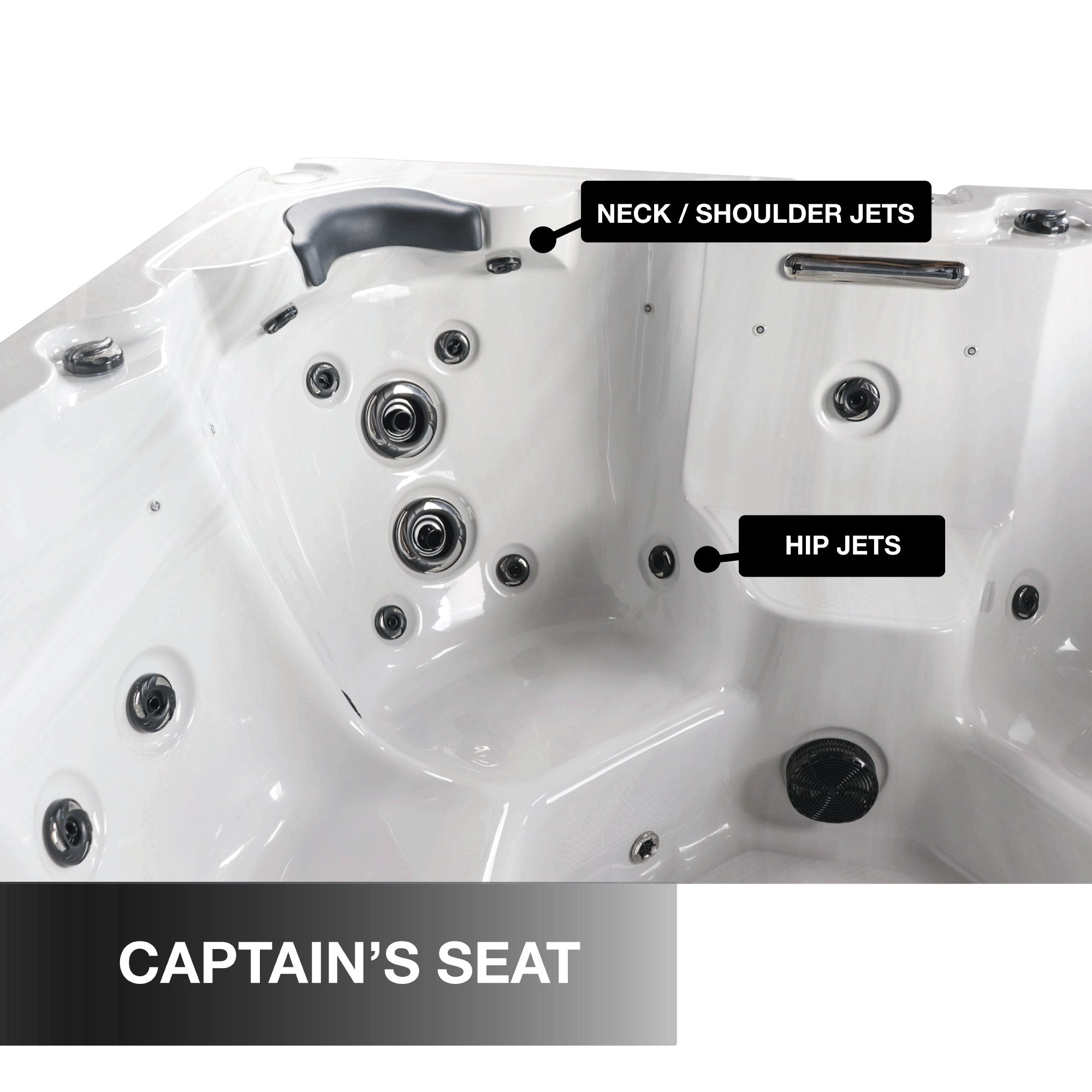 Canadian Spa Erie SE GL 6-Person 46-Jet Hot Tub KH-10104