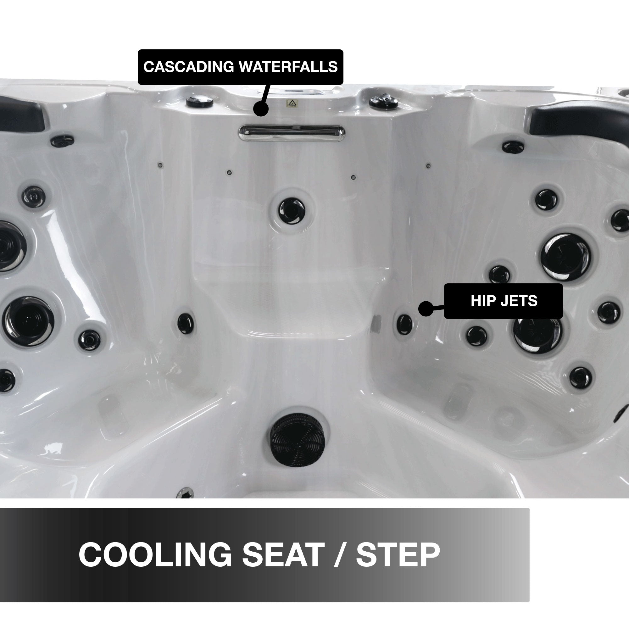 Canadian Spa Erie SE GL 6-Person 46-Jet Hot Tub KH-10104