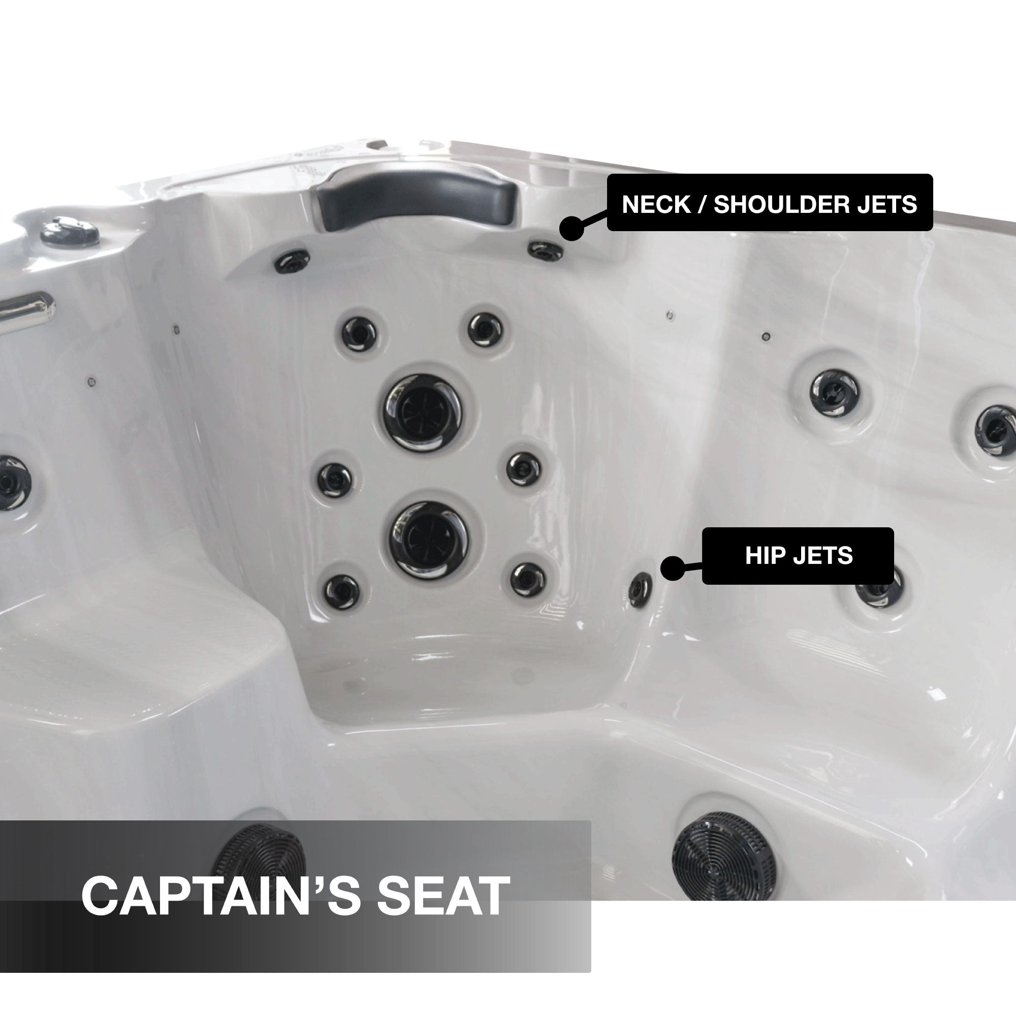 Canadian Spa Erie SE GL 6-Person 46-Jet Hot Tub KH-10104
