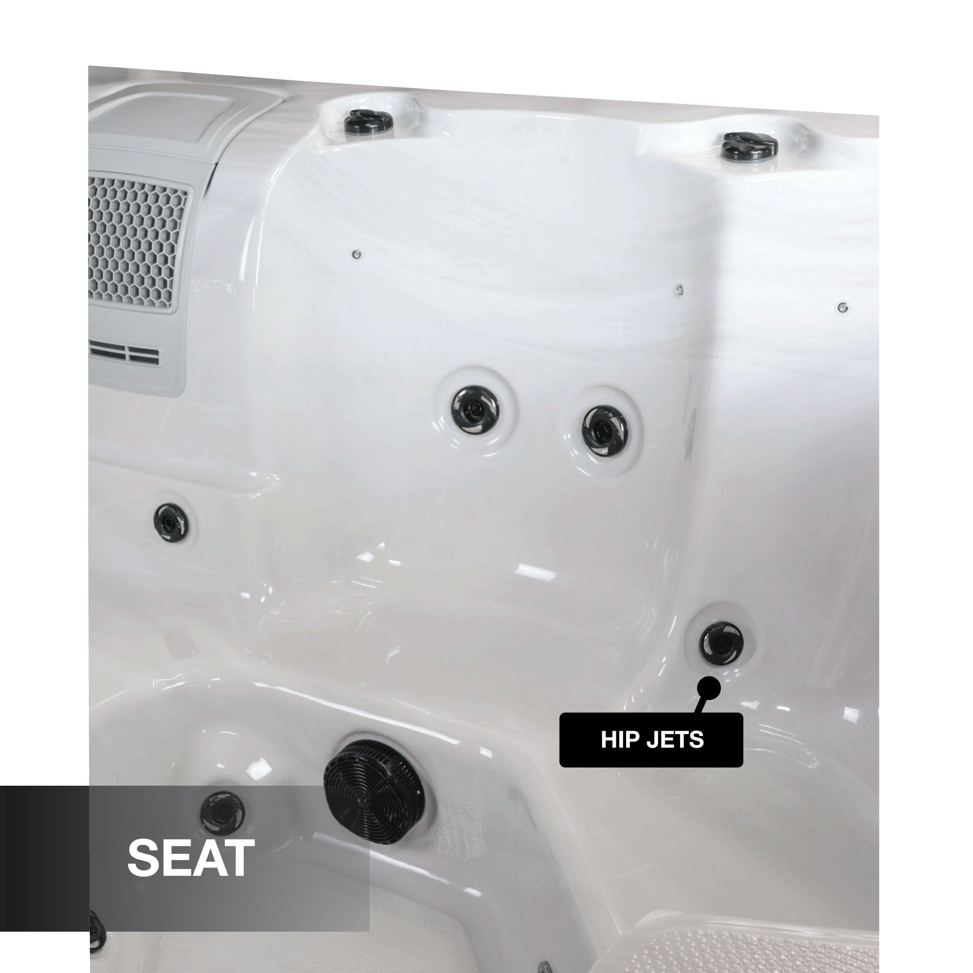 Canadian Spa Erie SE GL 6-Person 46-Jet Hot Tub KH-10104