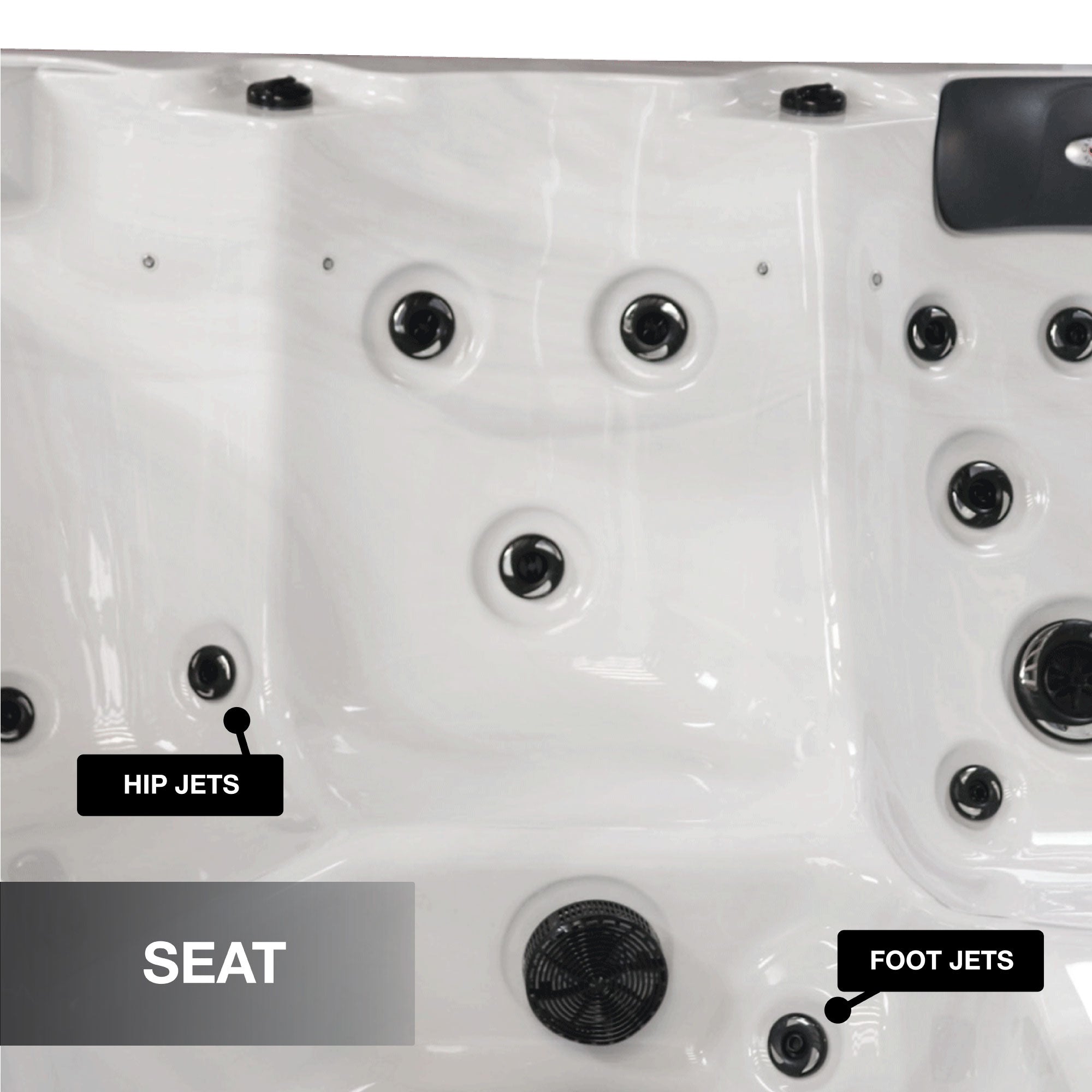 Canadian Spa Erie SE GL 6-Person 46-Jet Hot Tub KH-10104