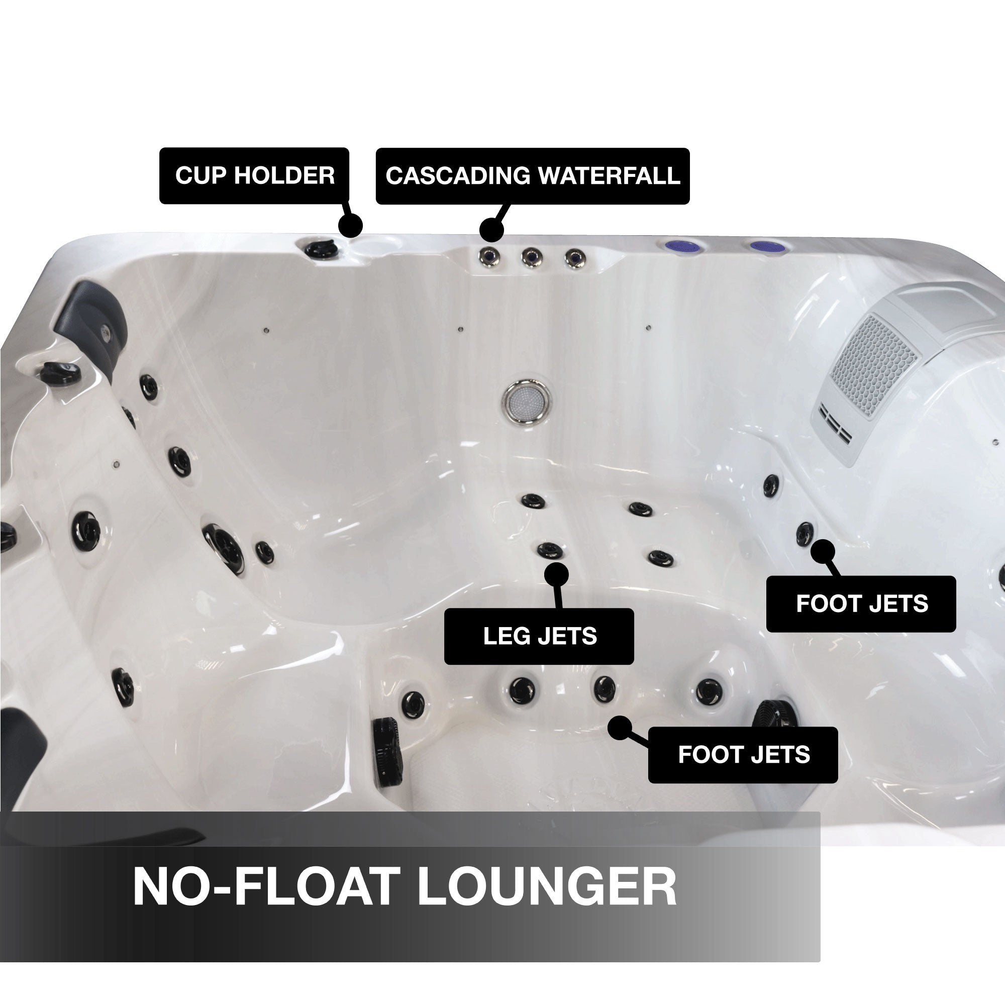 Canadian Spa Erie SE GL 6-Person 46-Jet Hot Tub KH-10104