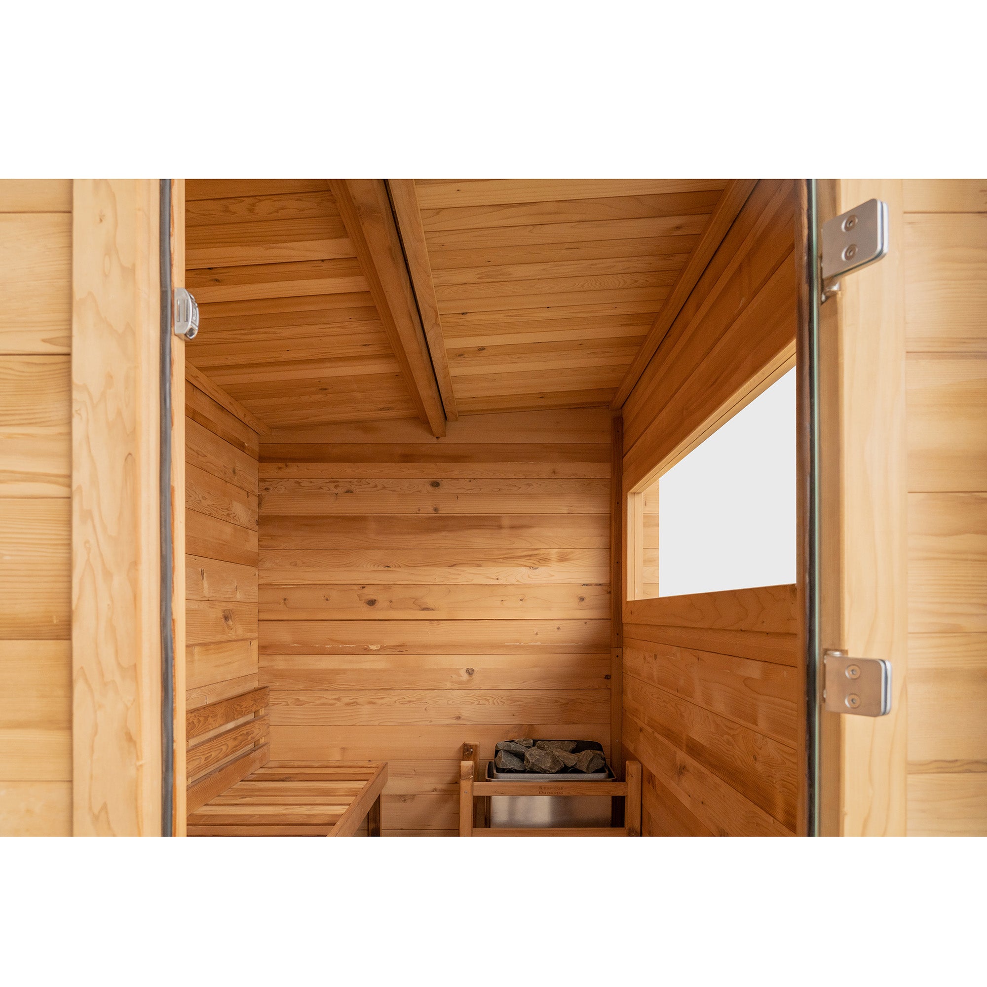 Redwood Outdoors 3-Person Cove Outdoor Sauna SN-CBU-H3K001F