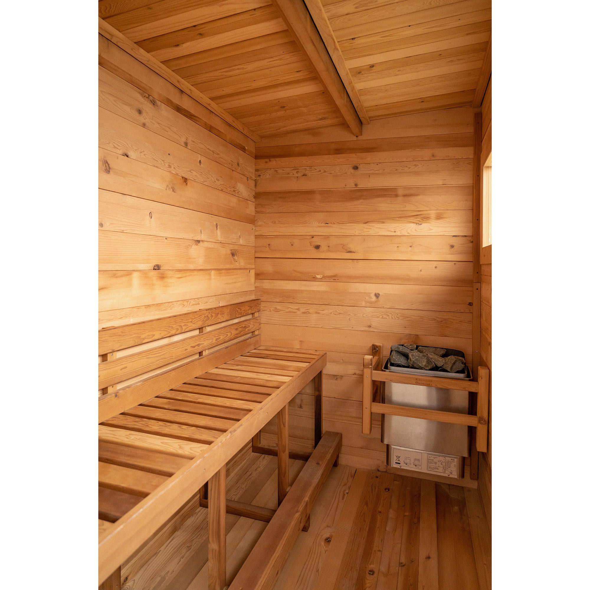 Redwood Outdoors 3-Person Cove Outdoor Sauna SN-CBU-H3K001F