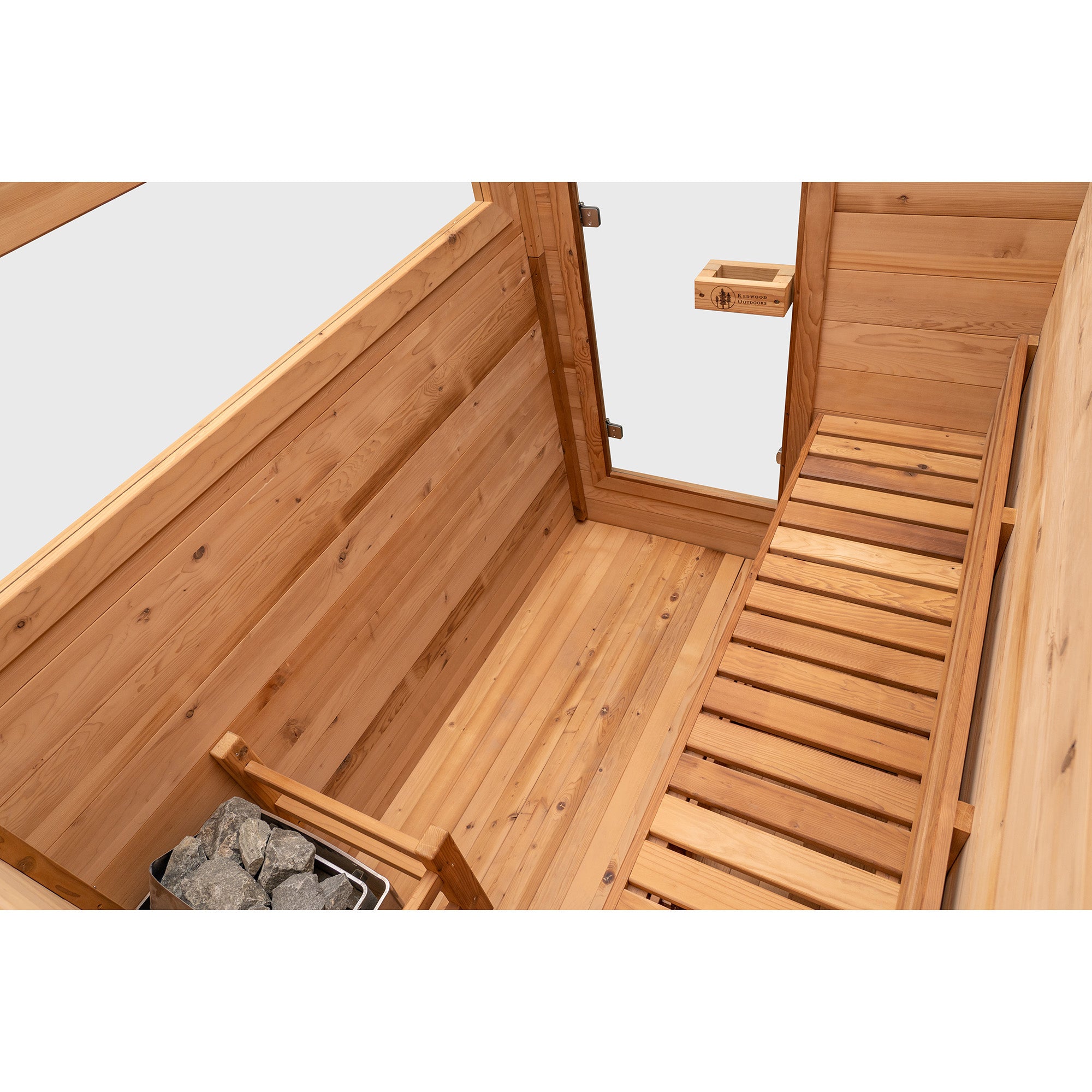 Redwood Outdoors 3-Person Cove Outdoor Sauna SN-CBU-H3K001F
