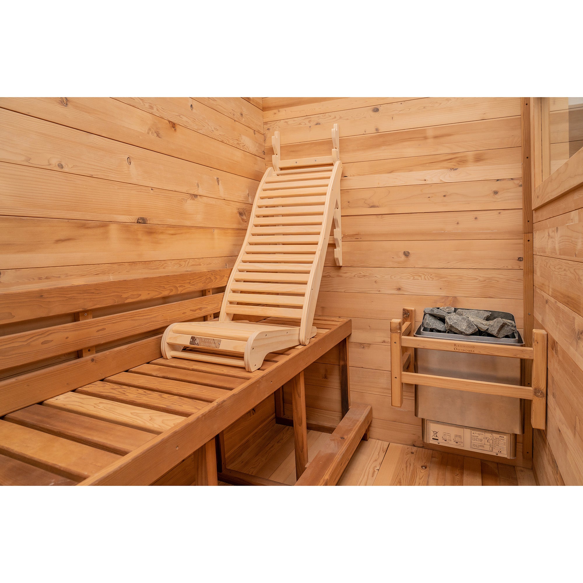 Redwood Outdoors 3-Person Cove Outdoor Sauna SN-CBU-H3K001F