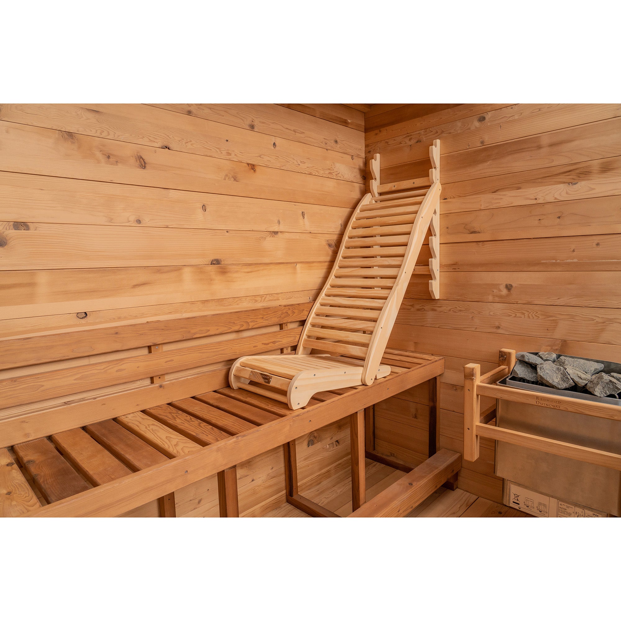 Redwood Outdoors 3-Person Cove Outdoor Sauna SN-CBU-H3K001F