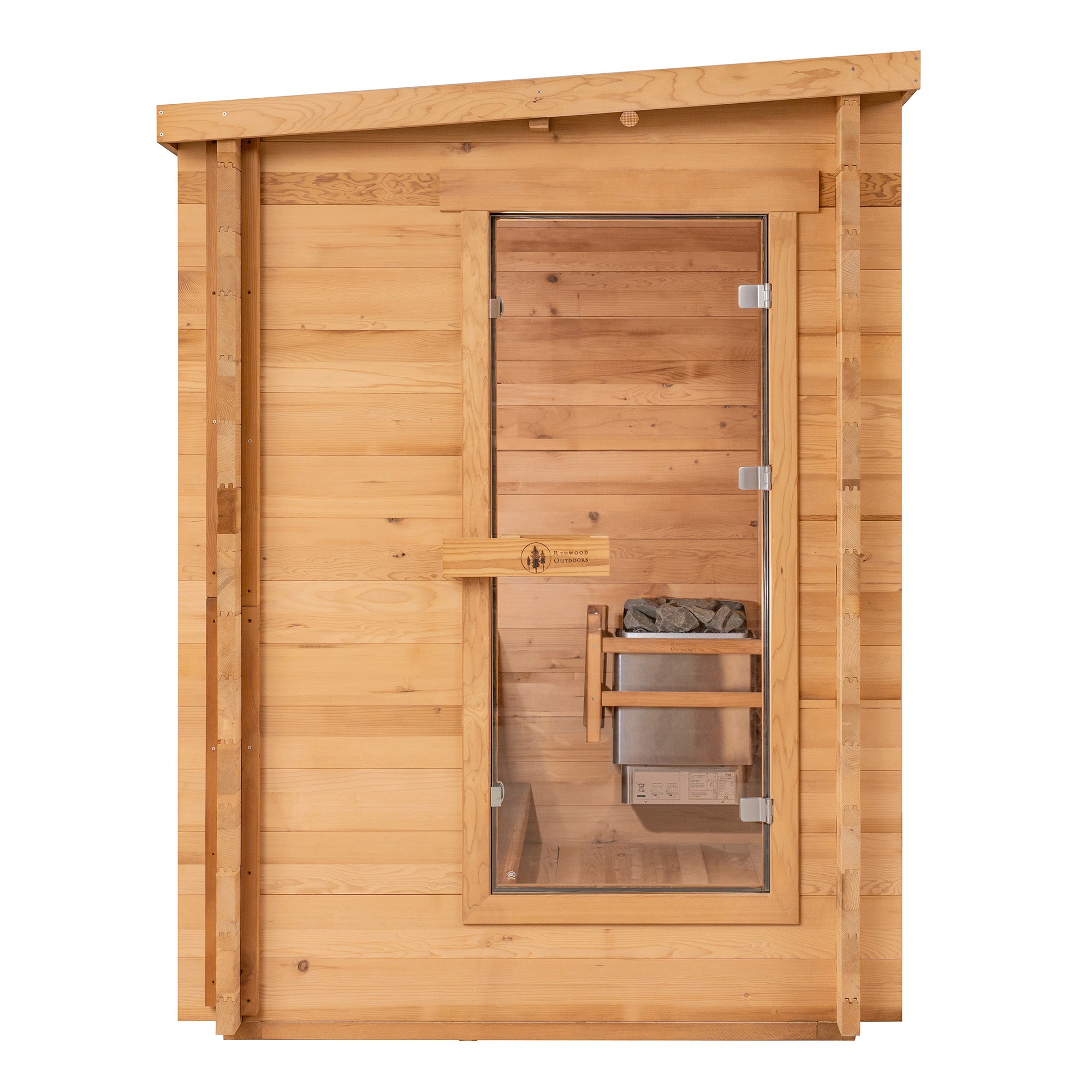 Redwood Outdoors 3-Person Cove Outdoor Sauna SN-CBU-H3K001F