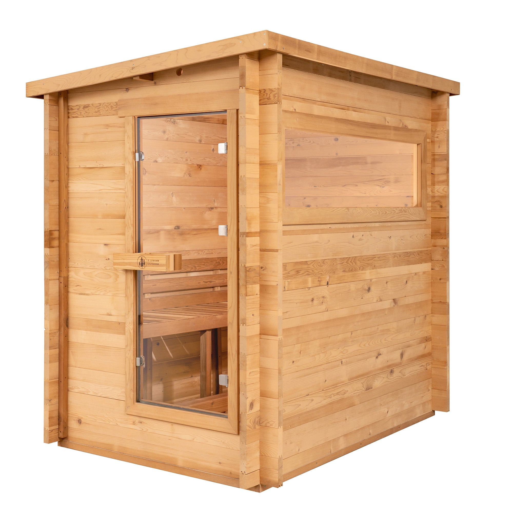 Redwood Outdoors 3-Person Cove Outdoor Sauna SN-CBU-H3K001F