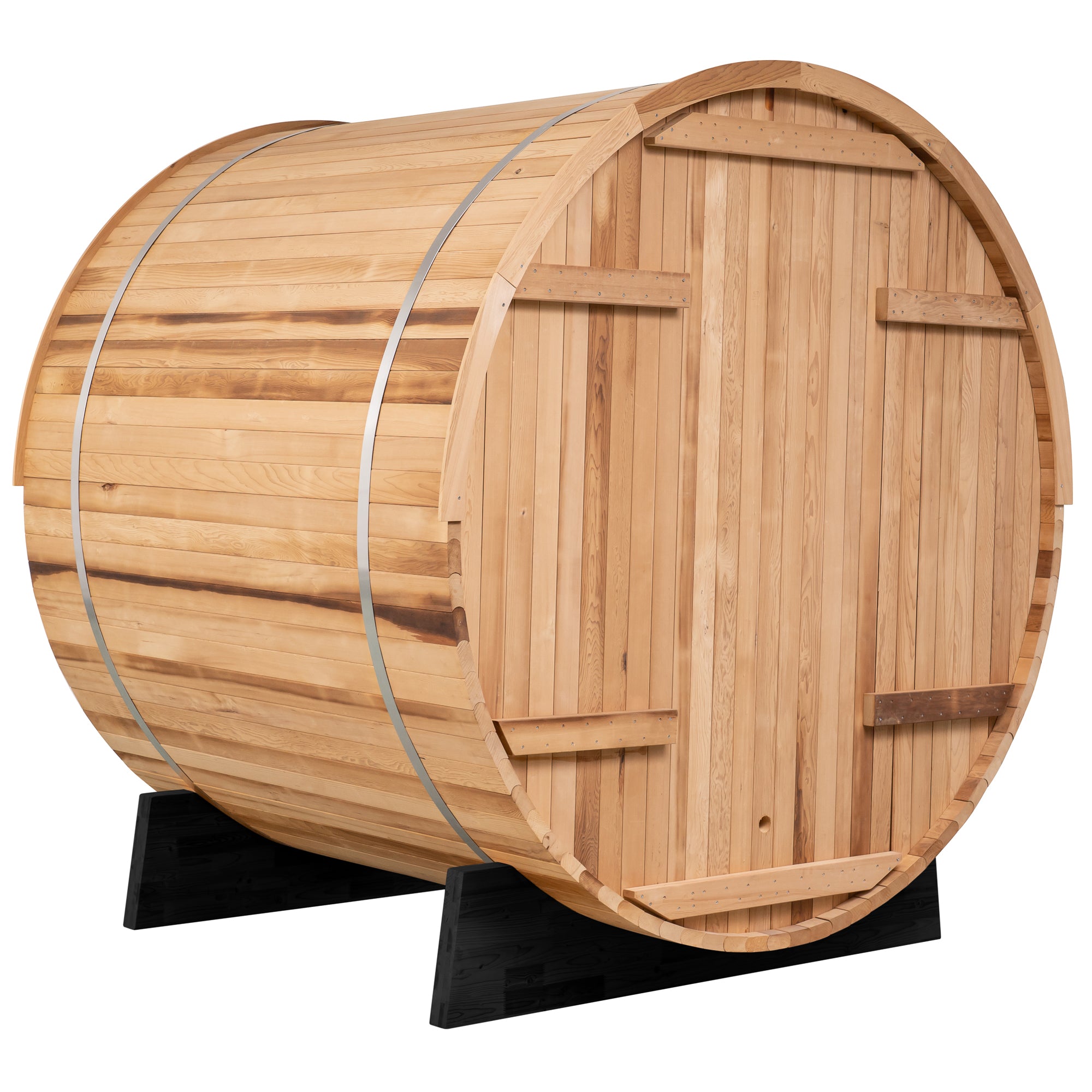Redwood Outdoors 6-Person Extra-Wide Barrel Outdoor Sauna SN-EBU-H6K001F