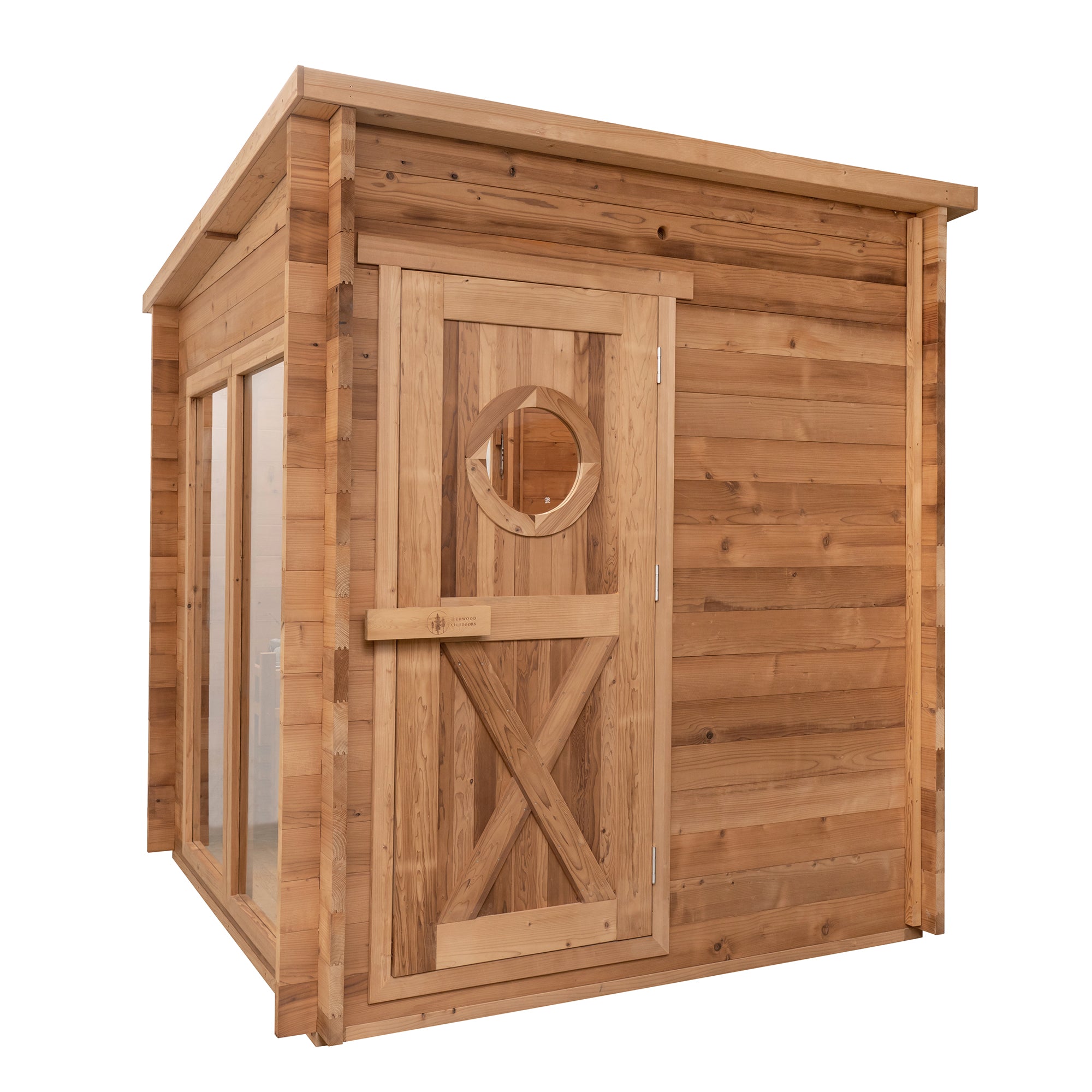 Redwood Outdoors 8-Person Garden Outdoor Sauna SN-CBU-H8K001F