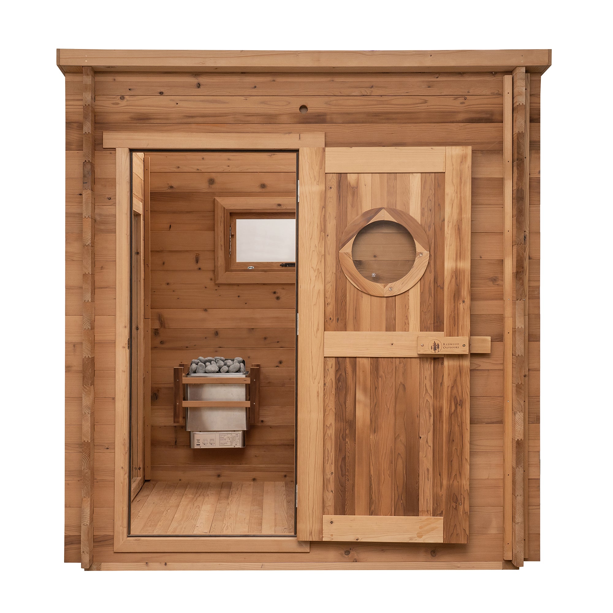 Redwood Outdoors 8-Person Garden Outdoor Sauna SN-CBU-H8K001F