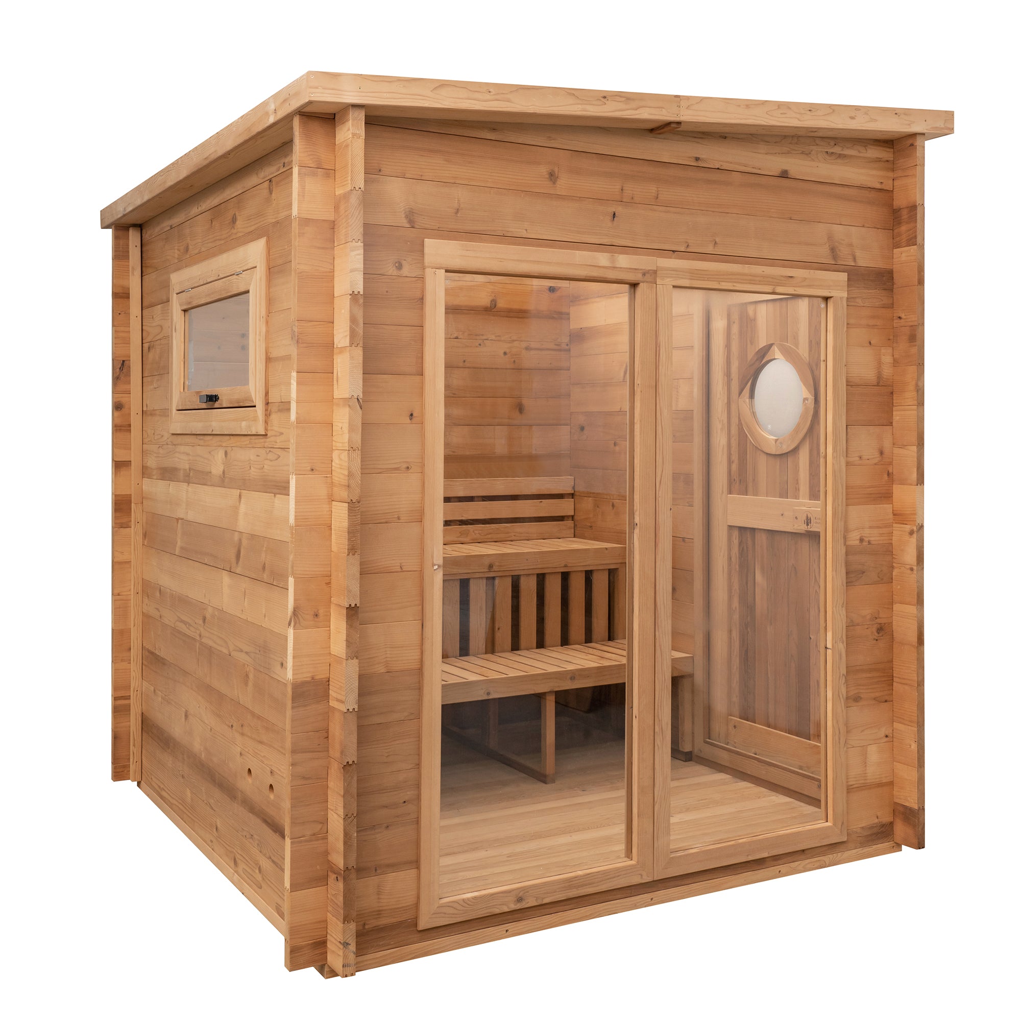 Redwood Outdoors 8-Person Garden Outdoor Sauna SN-CBU-H8K001F