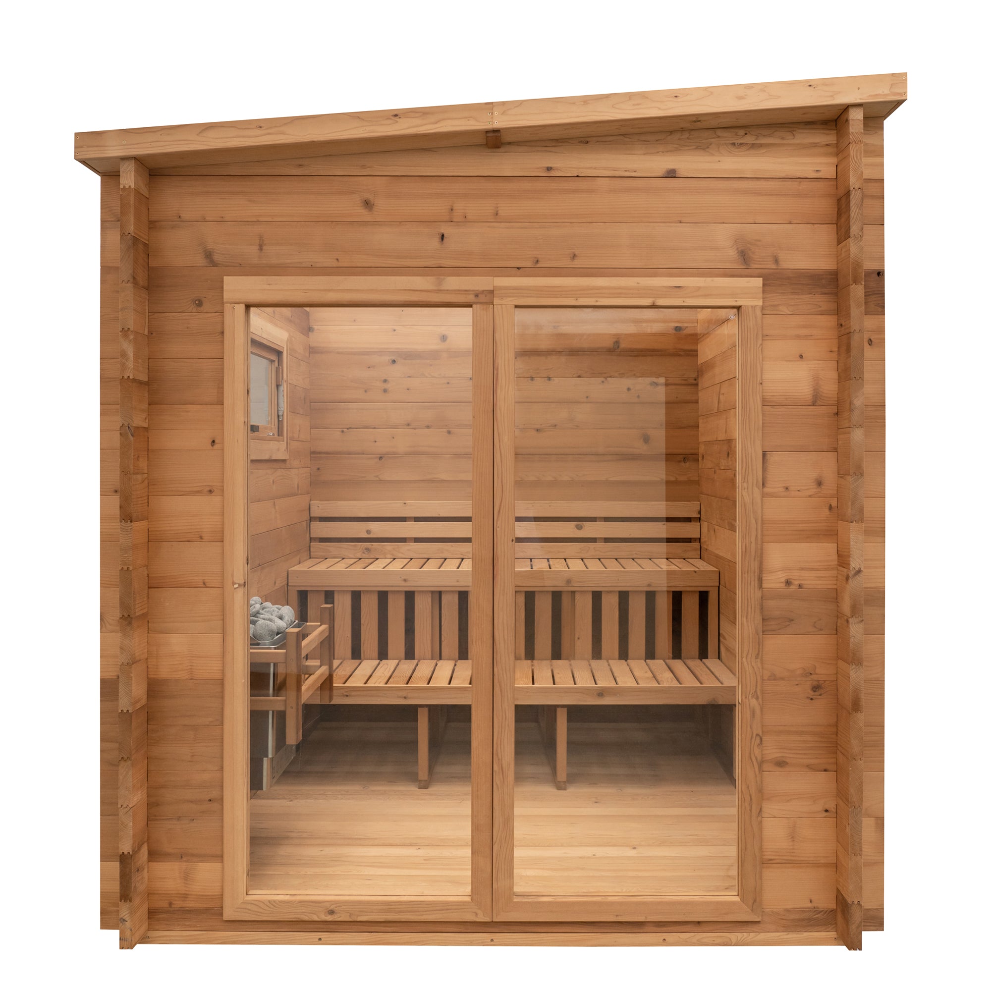 Redwood Outdoors 8-Person Garden Outdoor Sauna SN-CBU-H8K001F