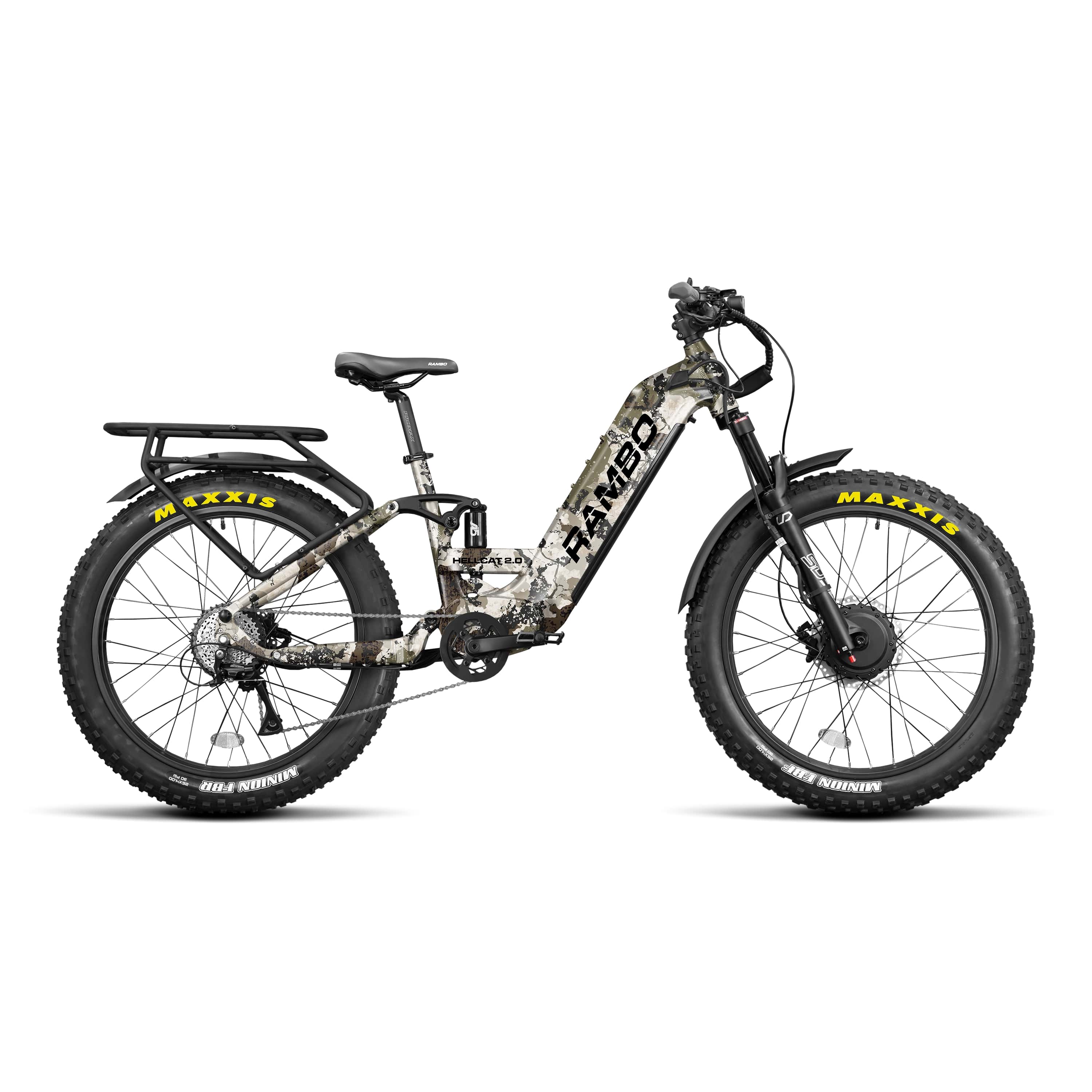 Rambo Bikes Hellcat 2.0 FS All-Wheel Drive Electric Bike HEL2.0-XK7-20