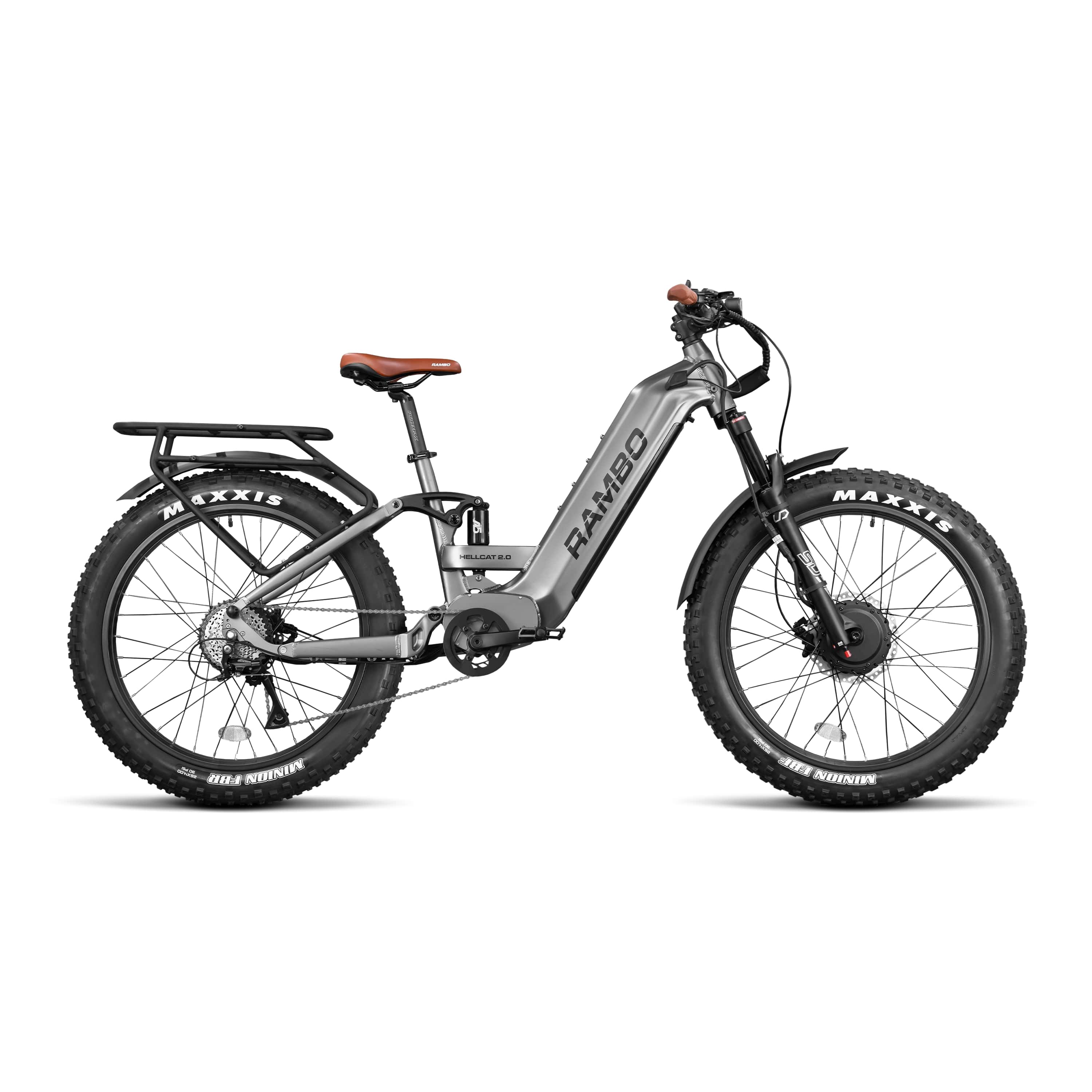 Rambo Bikes Hellcat 2.0 FS All-Wheel Drive Electric Bike HEL2.0-XK7-20