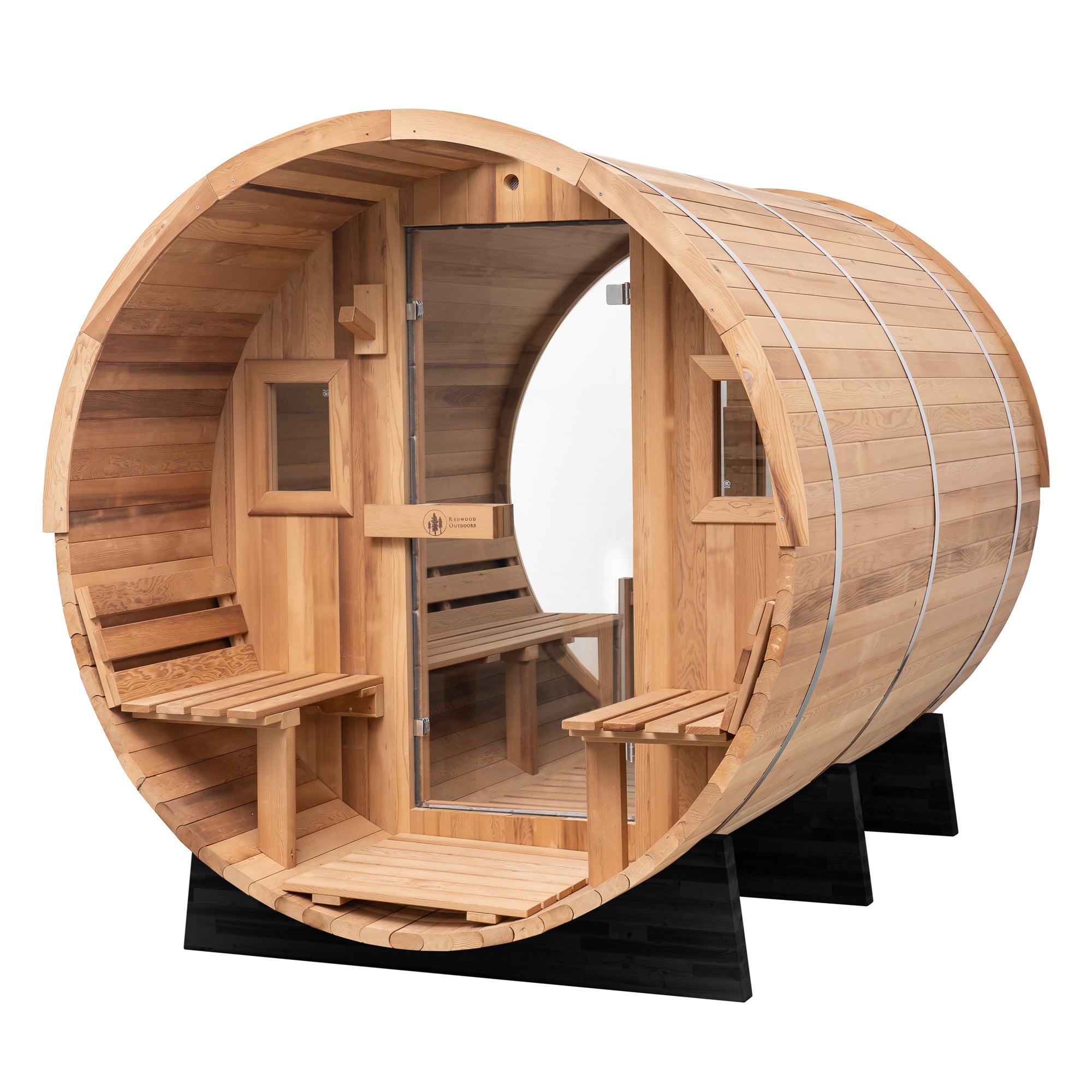 Redwood Outdoors 6-Person Horizon Outdoor Sauna SN-BNU-H6K001F