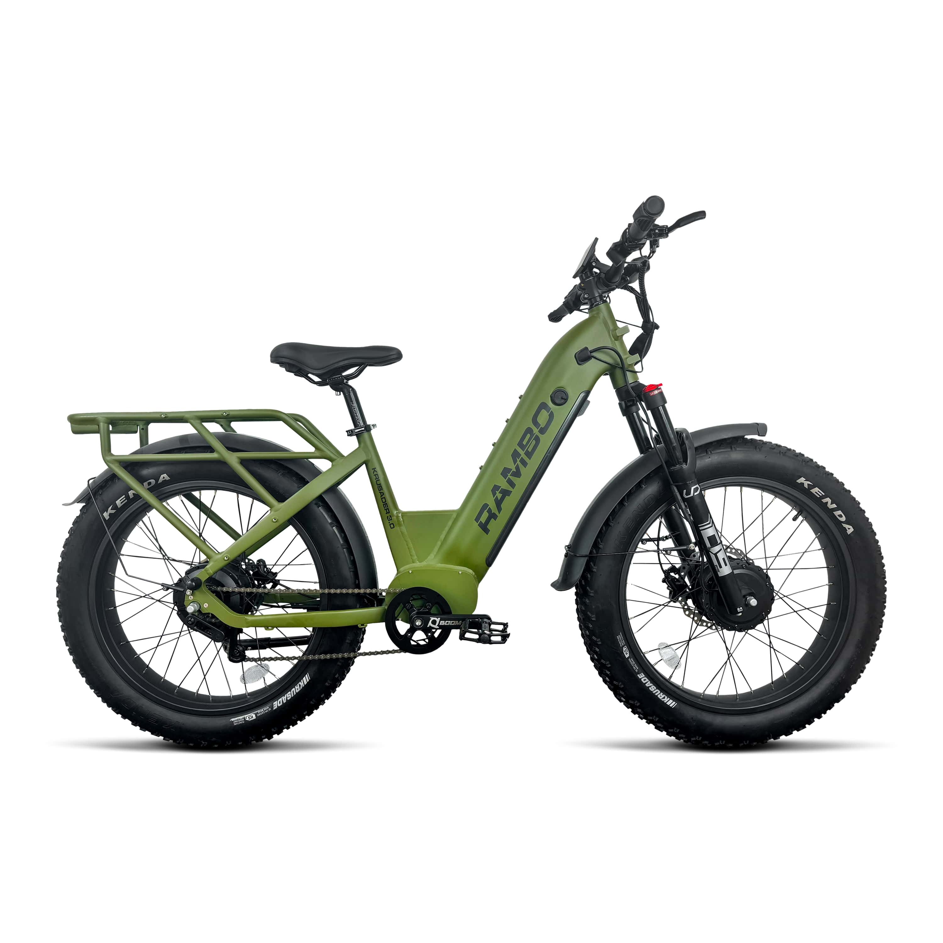 Rambo Bikes Krusader 3.0 All-Wheel Drive Electric Bike KRU3.0-BLC