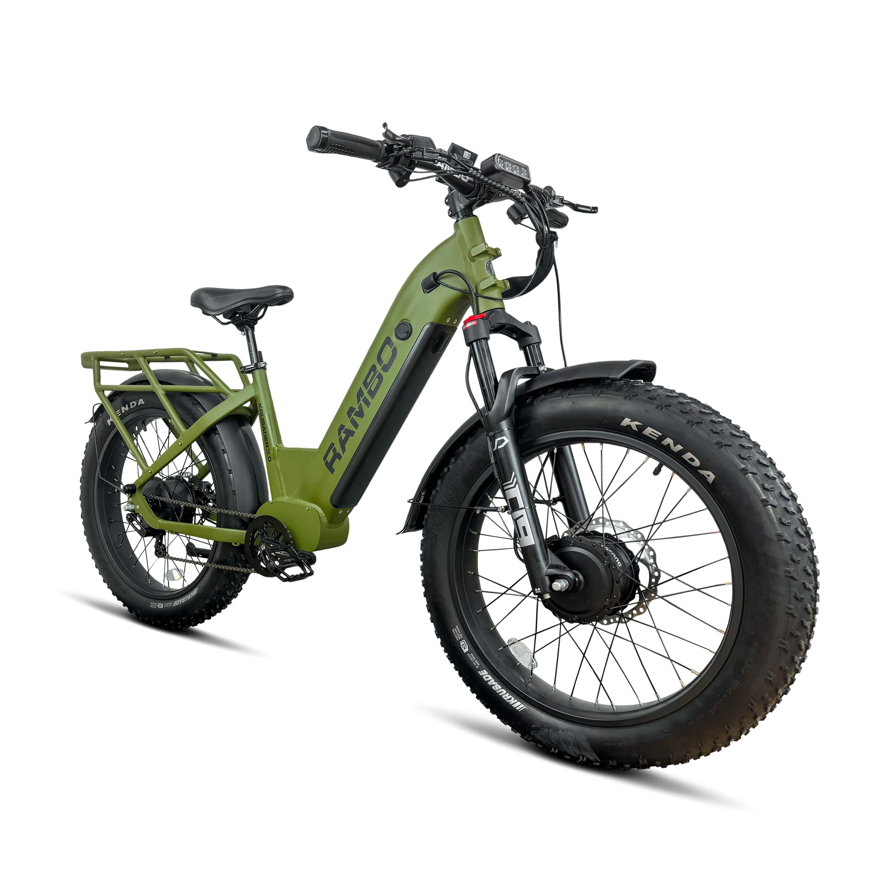 Rambo Bikes Krusader 3.0 All-Wheel Drive Electric Bike KRU3.0-BLC