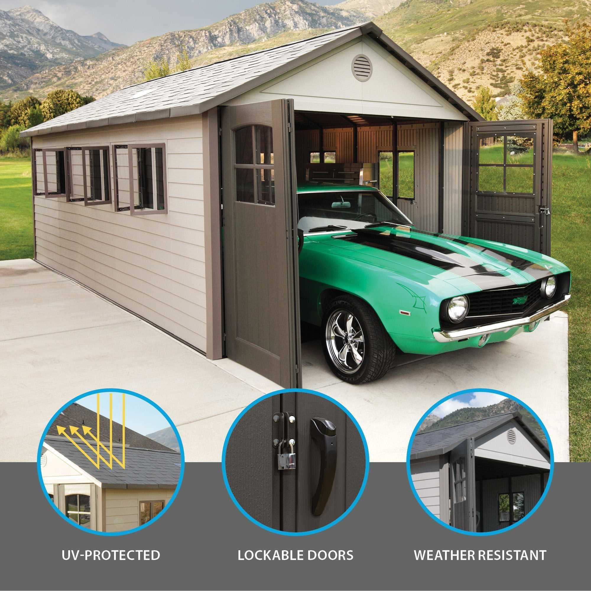 Lifetime 11 Ft. X 21 Ft. Outdoor Storage Shed - 60237