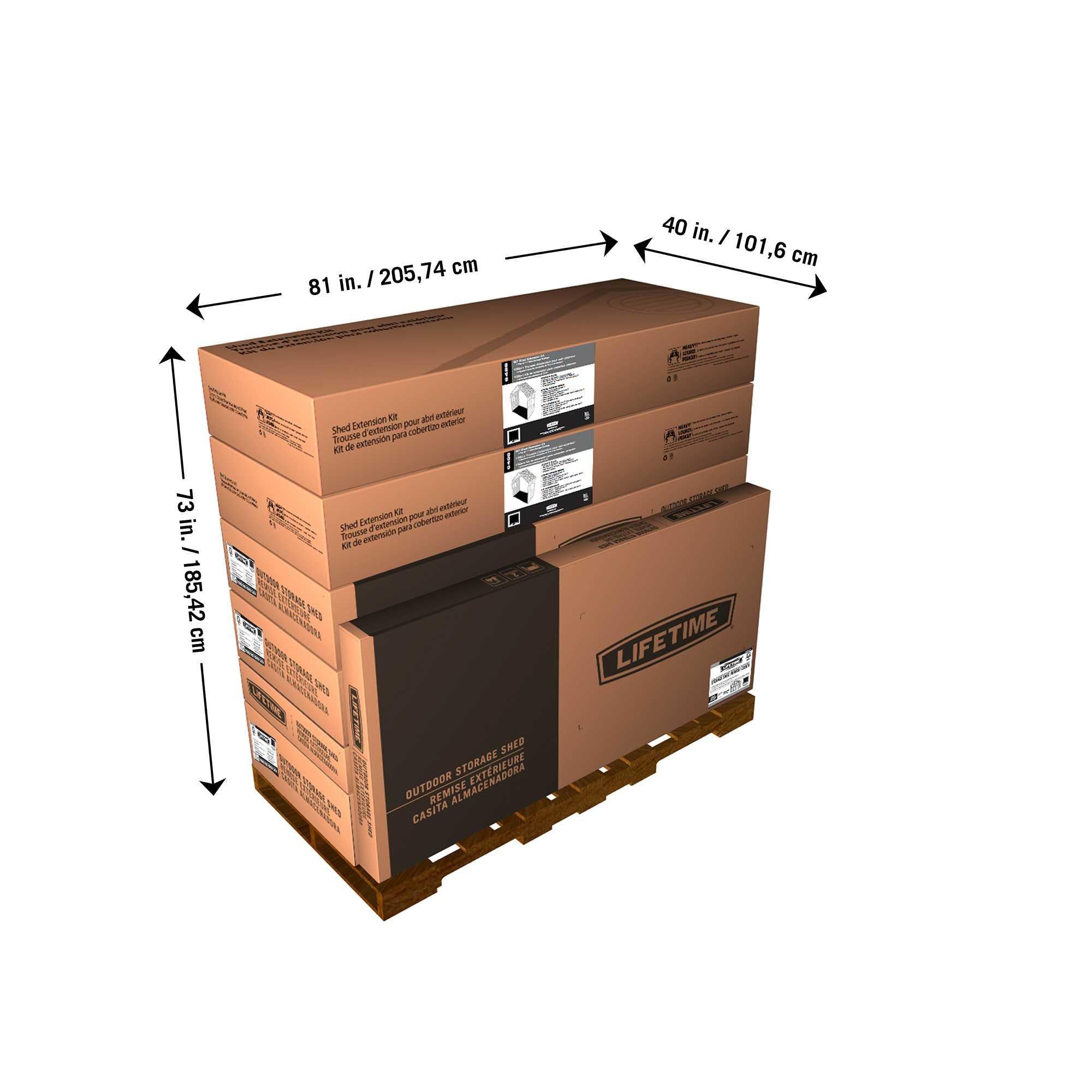 Lifetime 11 Ft. X 21 Ft. Outdoor Storage Shed - 60237