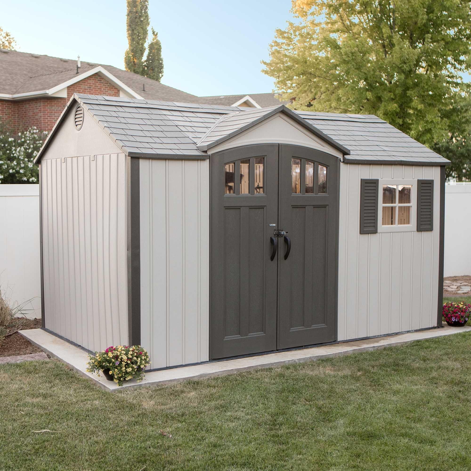 Lifetime 12.5 Ft. X 8 Ft. Outdoor Storage Shed - 60223