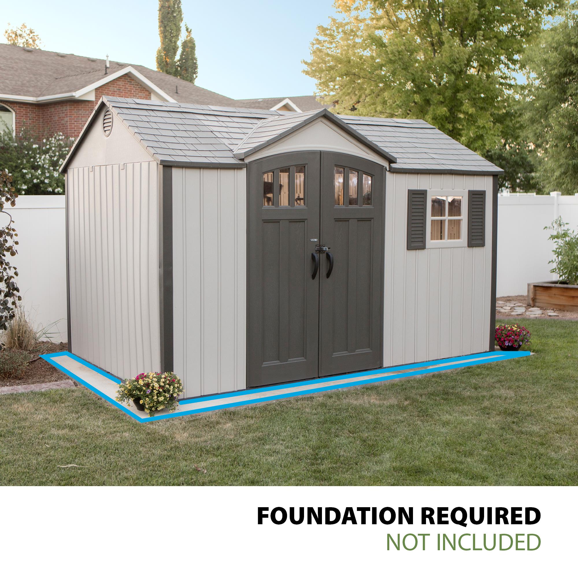 Lifetime 12.5 Ft. X 8 Ft. Outdoor Storage Shed - 60223
