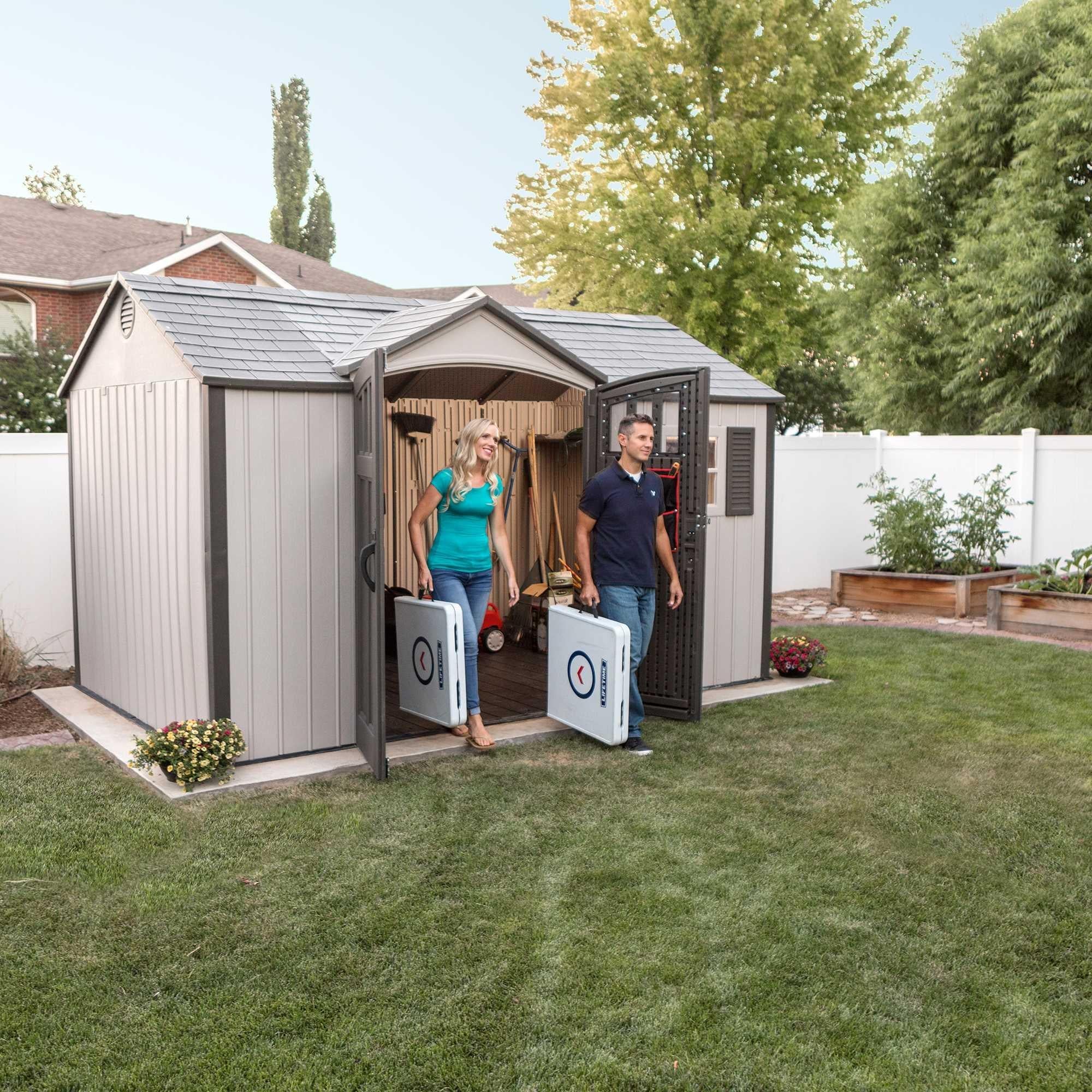 Lifetime 12.5 Ft. X 8 Ft. Outdoor Storage Shed - 60223