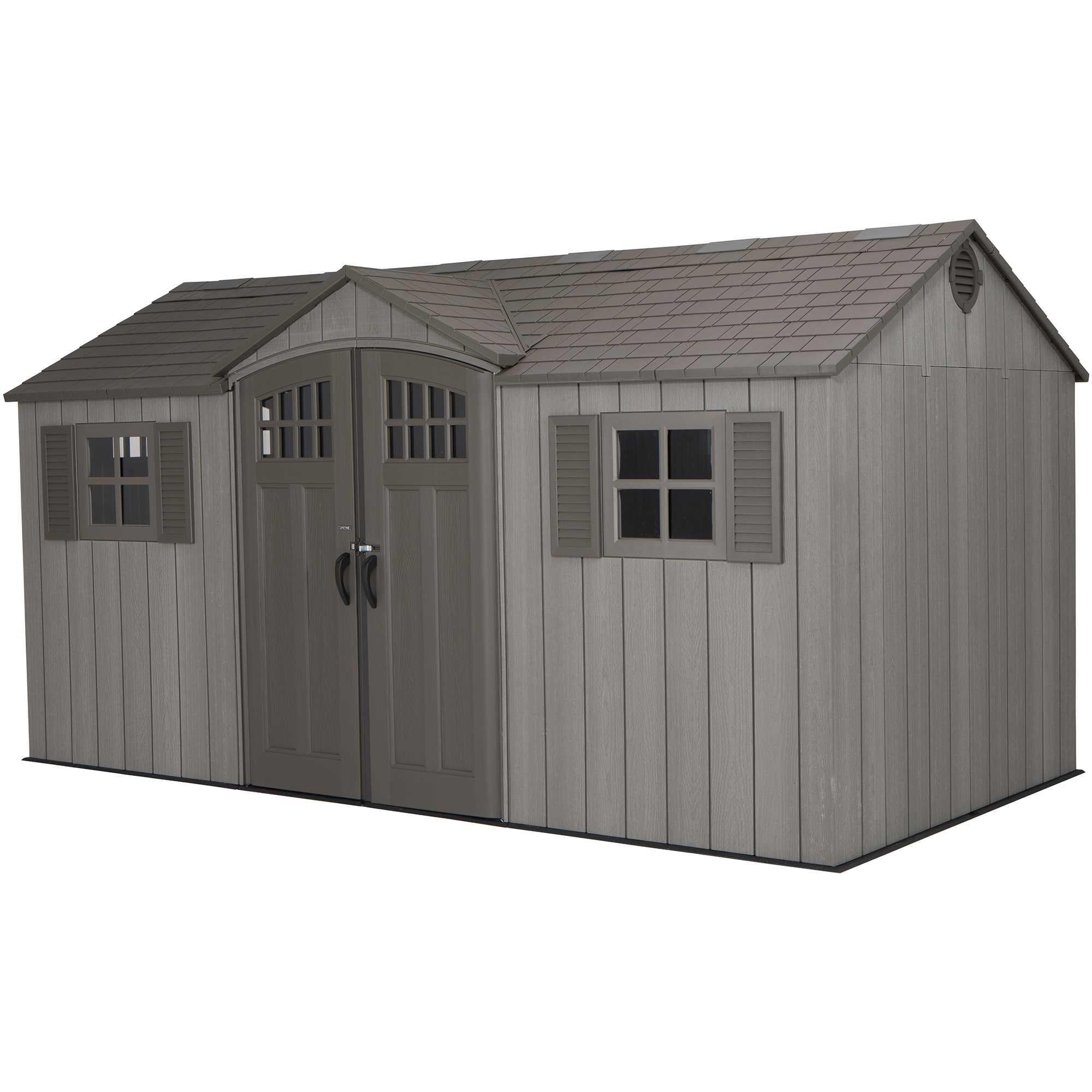 Lifetime 15 Ft X 8 Ft Outdoor Storage Shed - 60318